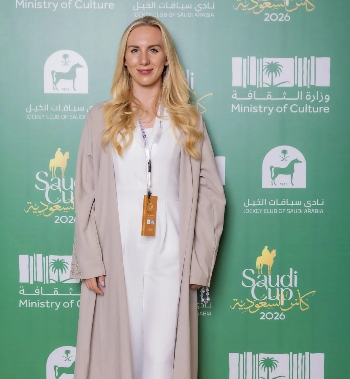 Sumea Social CEO Svenja Maltzahn at the Saudi Cup 2026