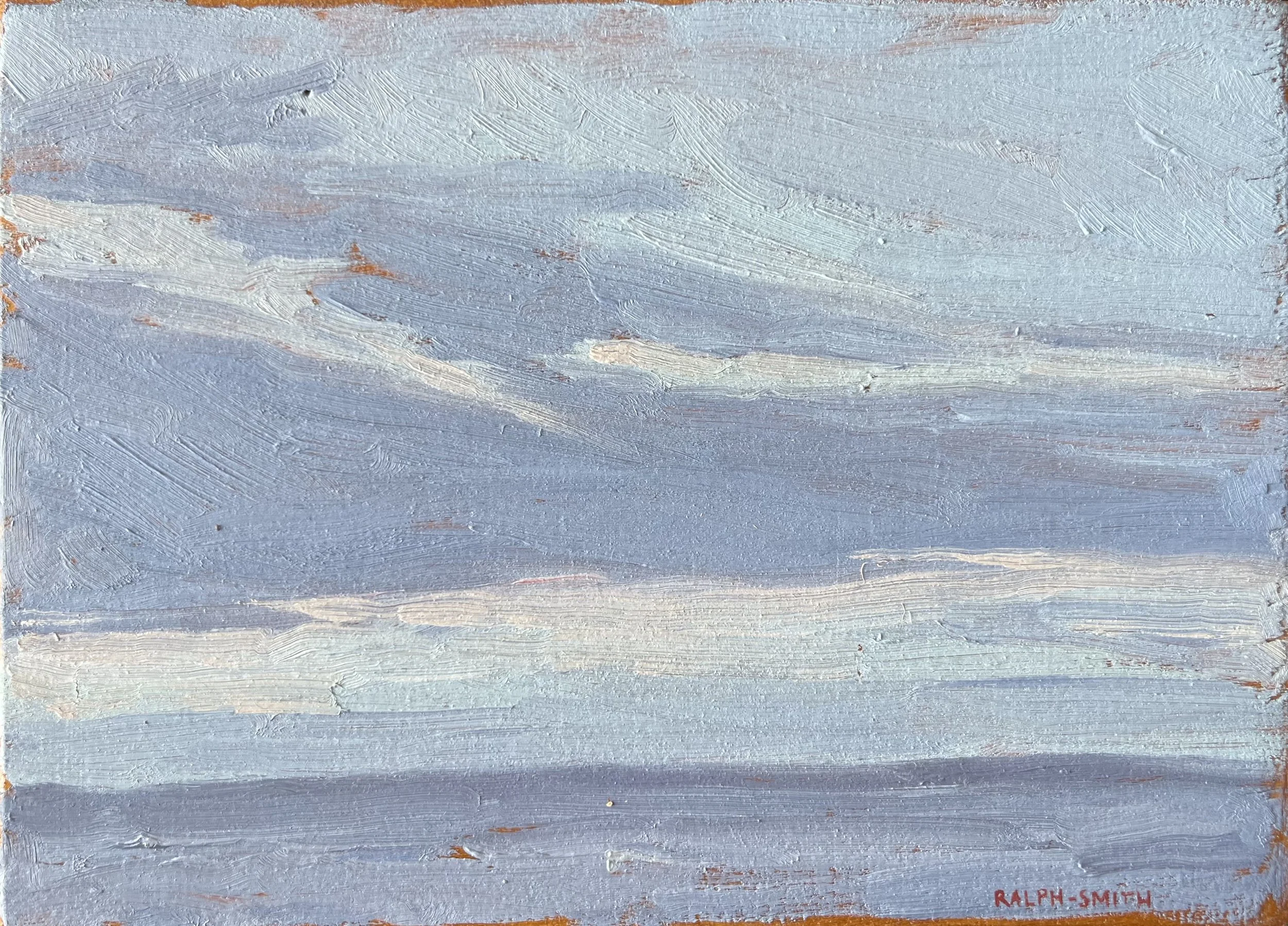 Clouds over Gardiner's Bay, 19 x 14 cm, Oil on Panel, 2025 Sold.