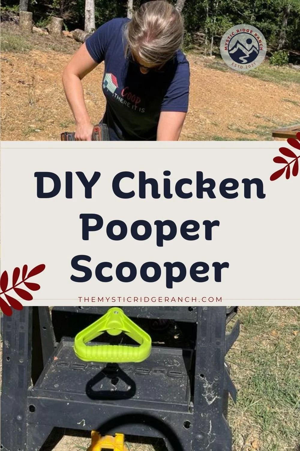 DIY Chicken Pooper Scooper Easy Chicken Poop Scoop — TheMysticRidgeRanch