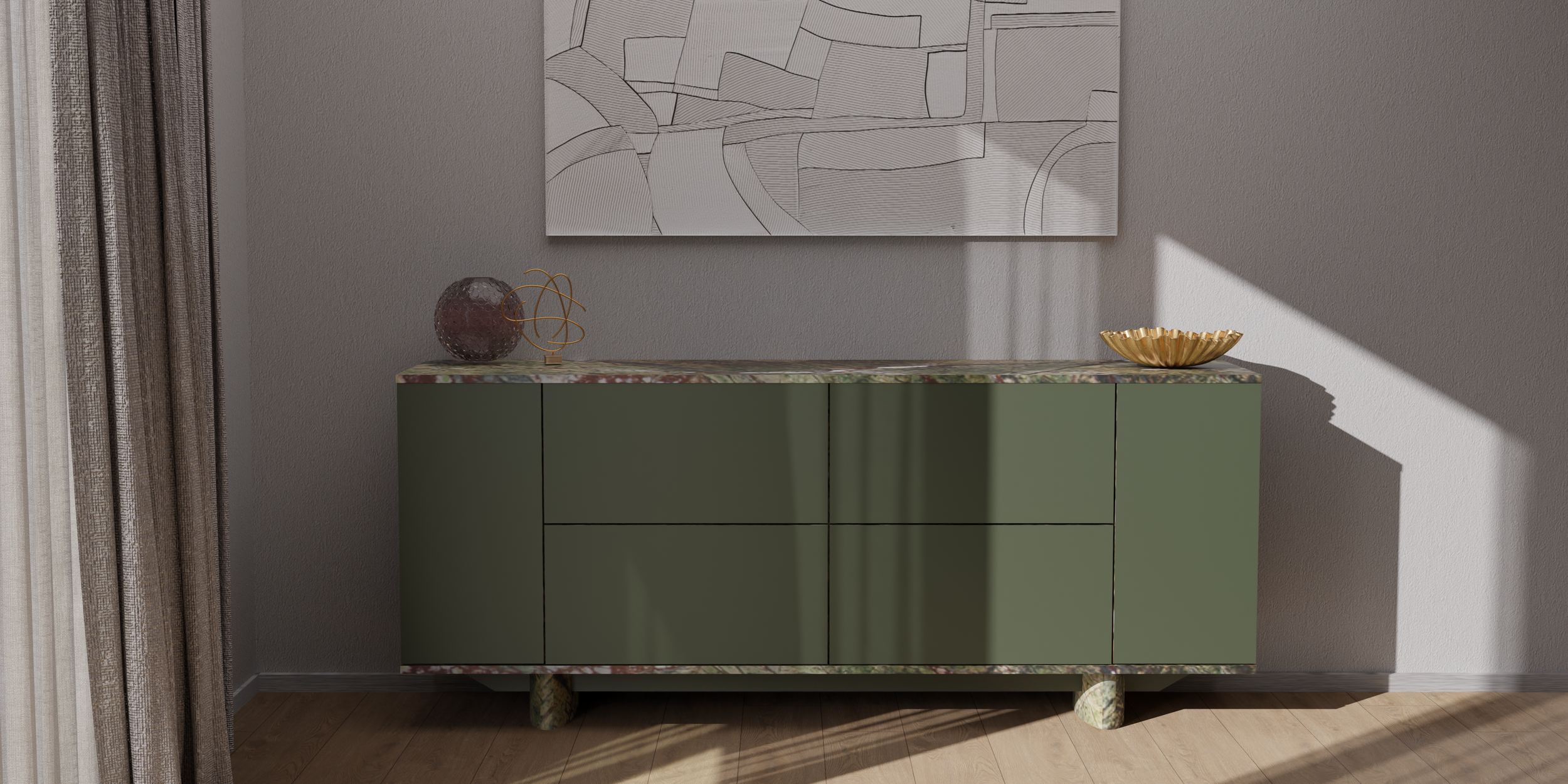 Nel mezzo - picasso green - front view.png