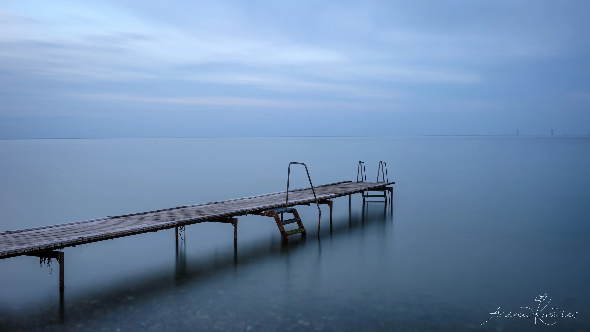 Pier at Horsens, Denamrk  An 8 minute long exposure