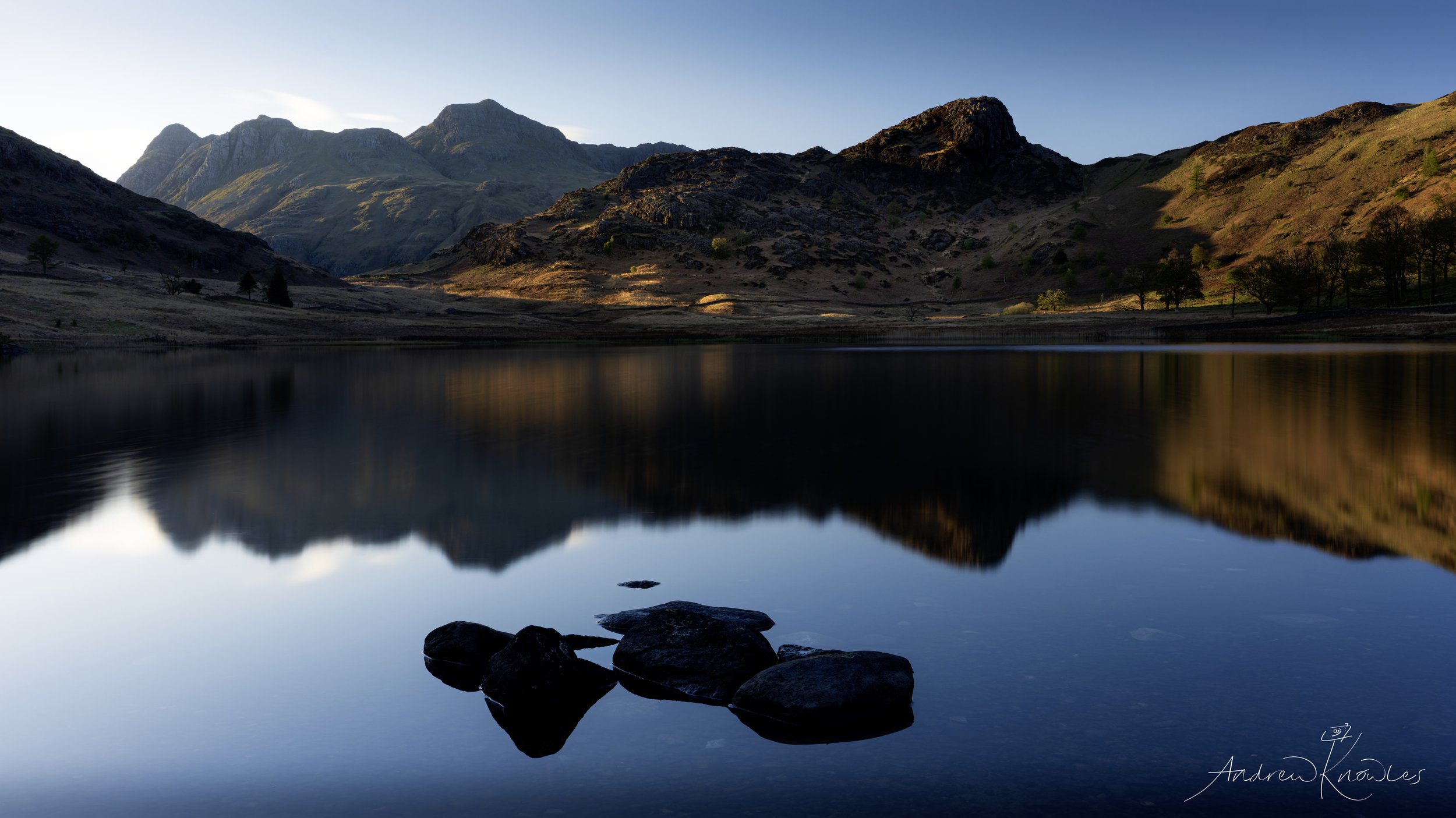 Blea Tarn at sunset
