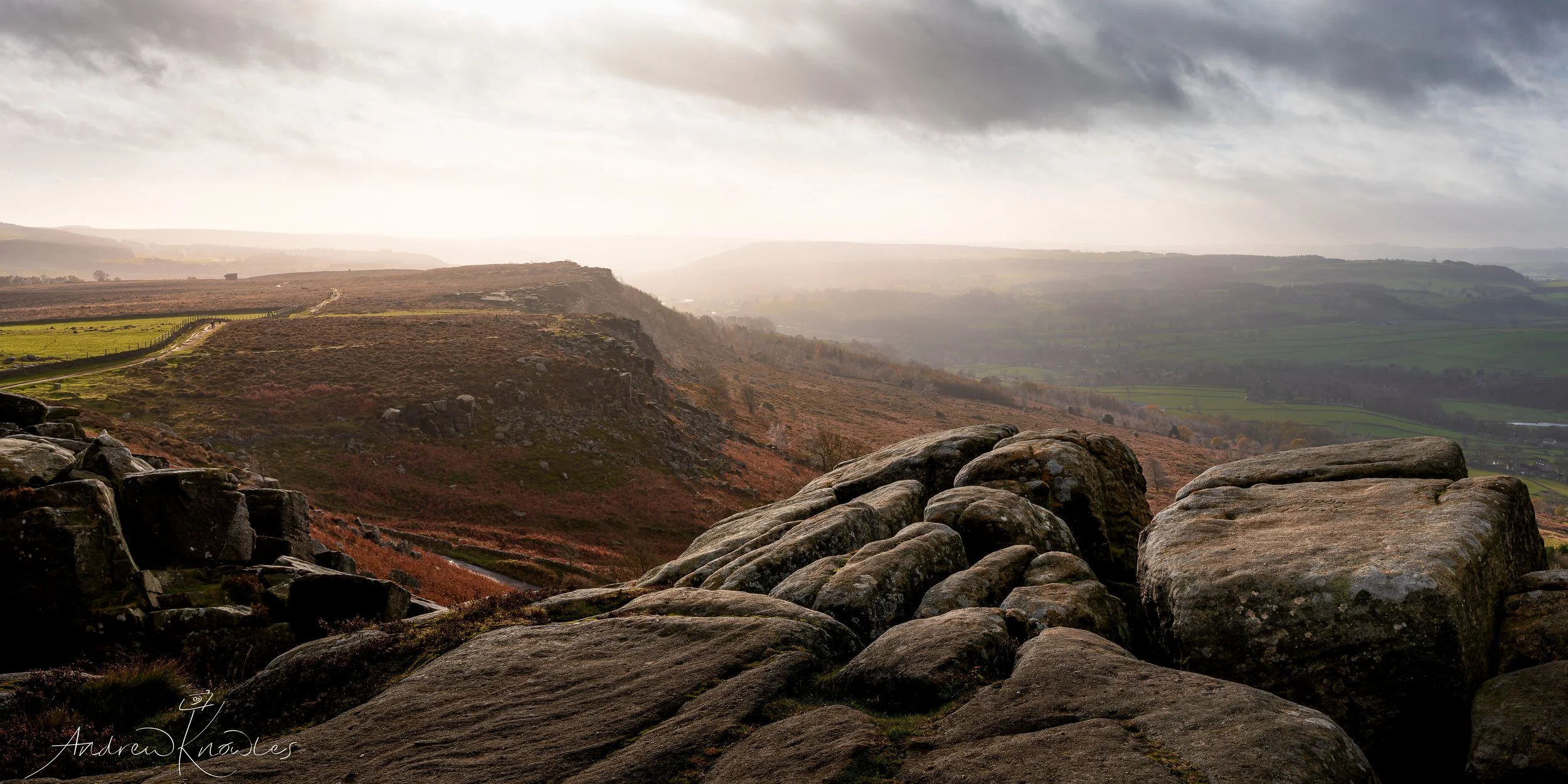 Curbar Edge light