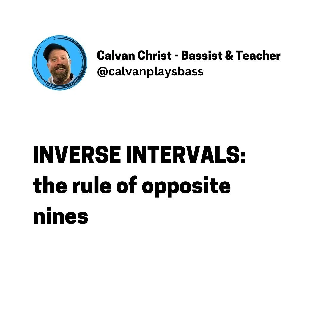 Unlock the Power of Inverse Intervals! 🎶

Hey there, self-taught bass players 🤘🎸! Ready to take your bass skills to the next level? 

Let's talk about why diving into the world of Inverse Intervals in music theory can be a game-changer. 

🔄 What'