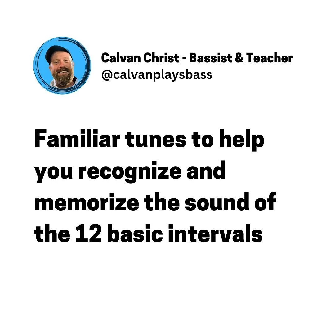 Train you ear 💪🏻👂🏻

It&rsquo;s not hard, it just takes a little practice. 

You probably already have a decent ear and you can figure out some bass lines just by listening&hellip;

Learning to label each sound gives you new tools for creating, or