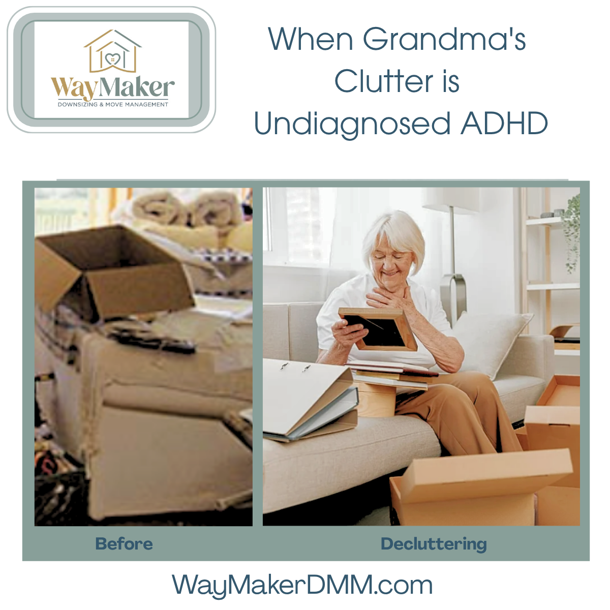 When Grandma's Clutter is Undiagnosed ADHD: The Hidden Link Between Hoarding, Aging, and ADHD