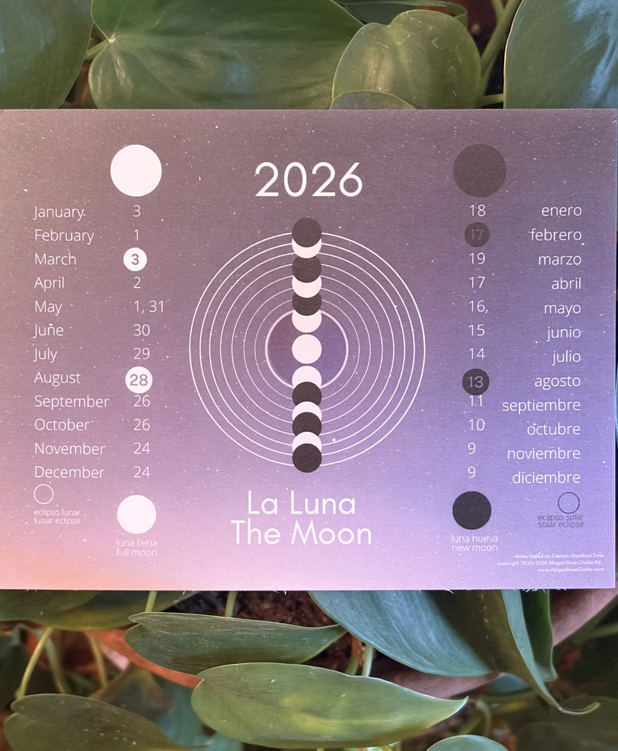 2026 Moon Calendar