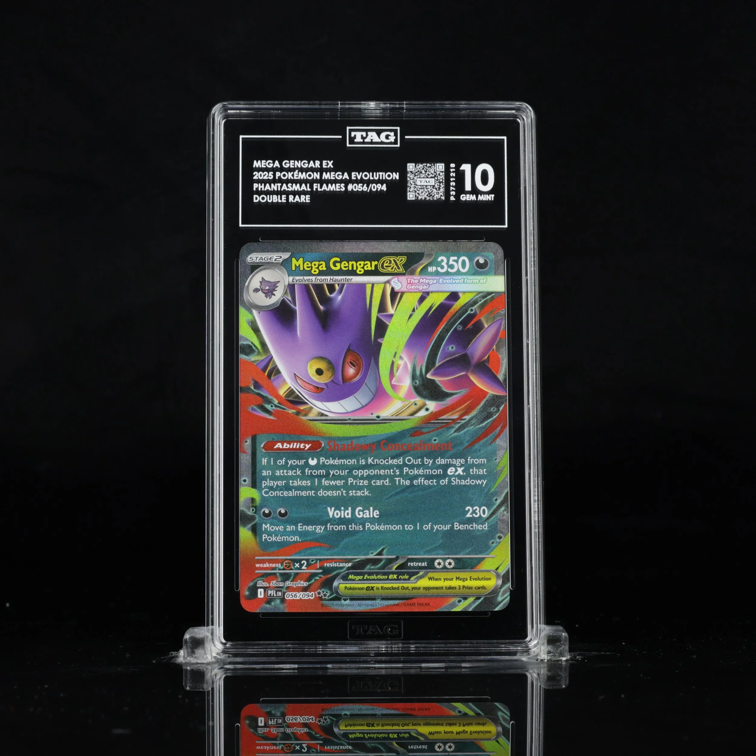 Mega Gengar Ex 056/094 - Phantasmal Flames - TAG 10