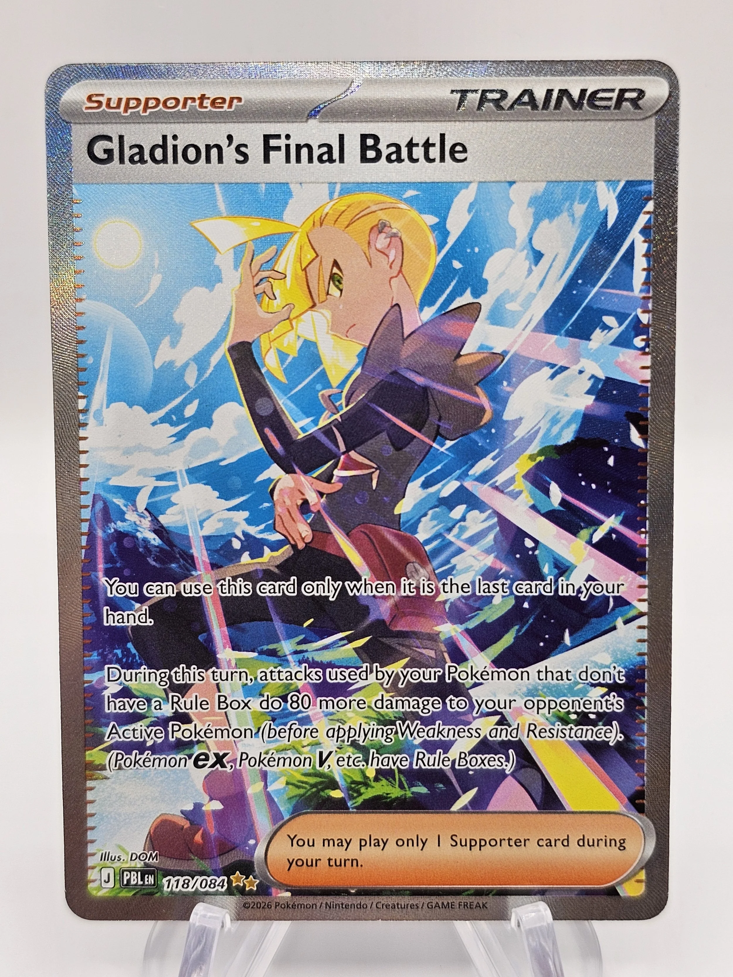 Gladion's Final Battle 118/084 - Pitch Black