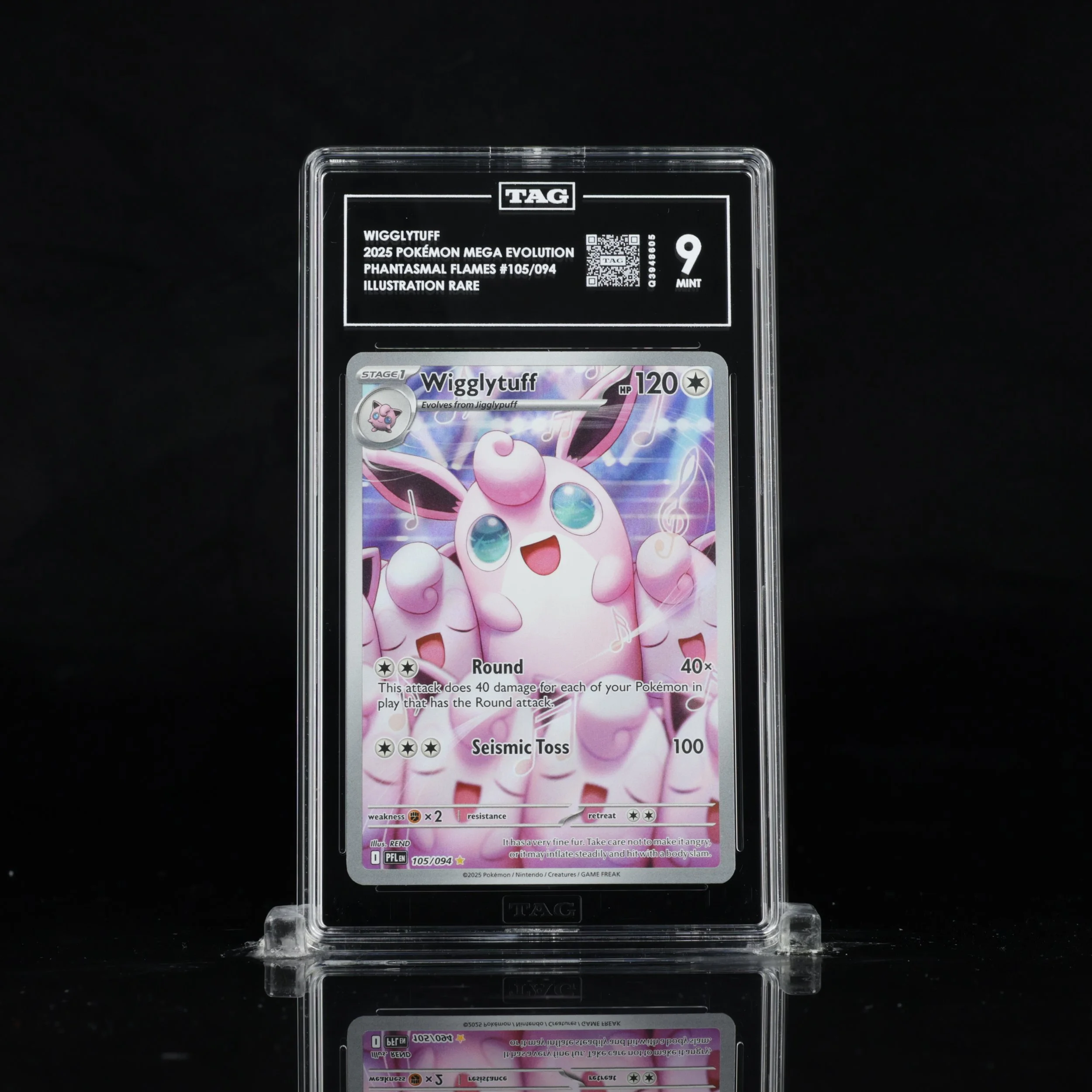 Wigglytuff 105/094 - Phantasmal Flames - TAG 9