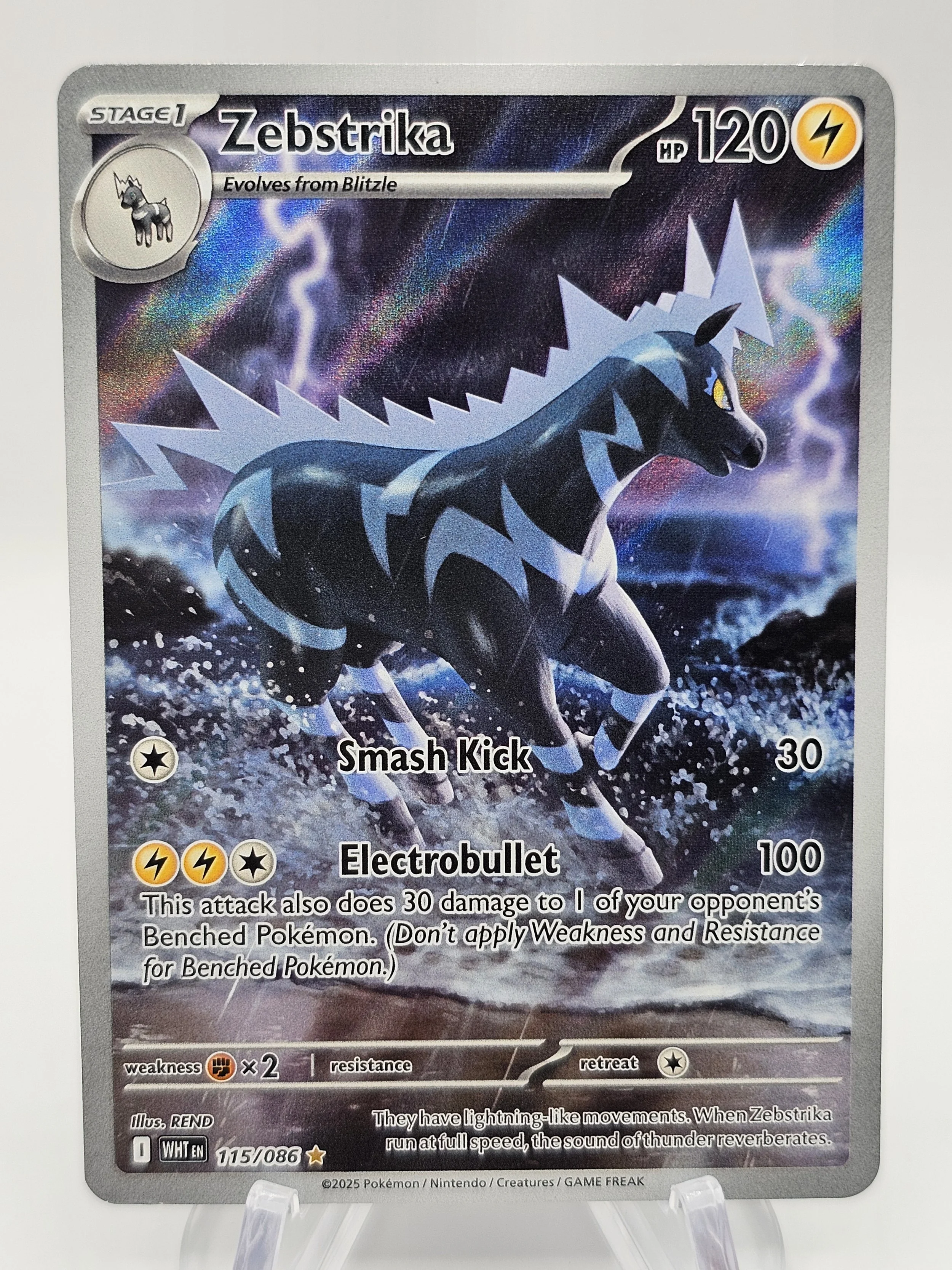 Zebstrika 115/086 - White Flare