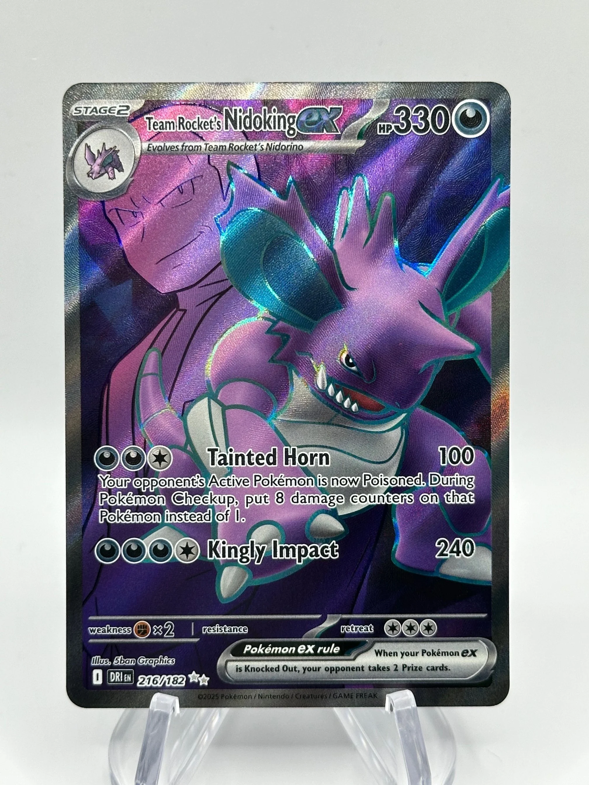 Team Rocket's Nidoking Ex 216/182