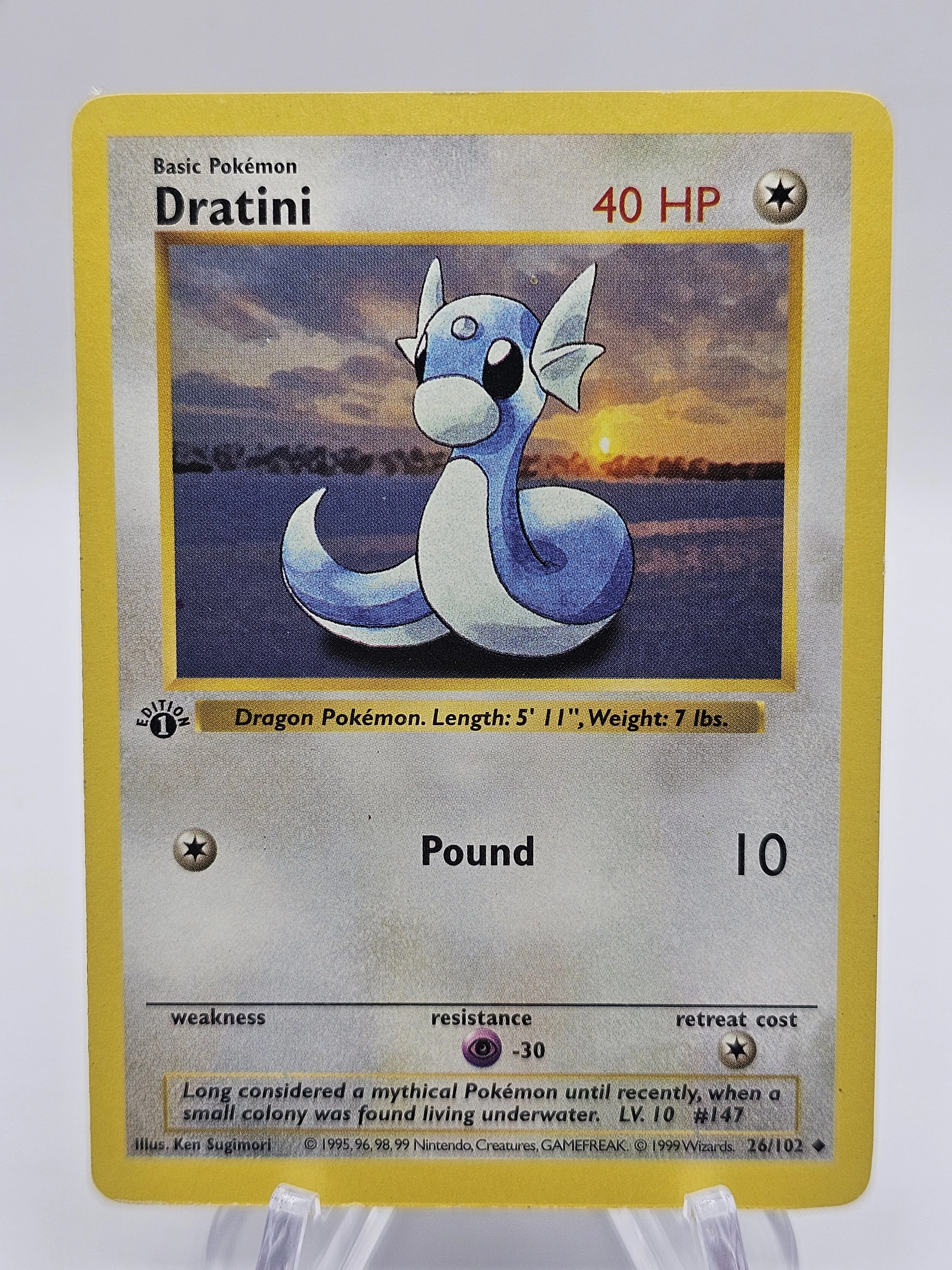 Dratini 26/102 Shadowless 1st Edition
