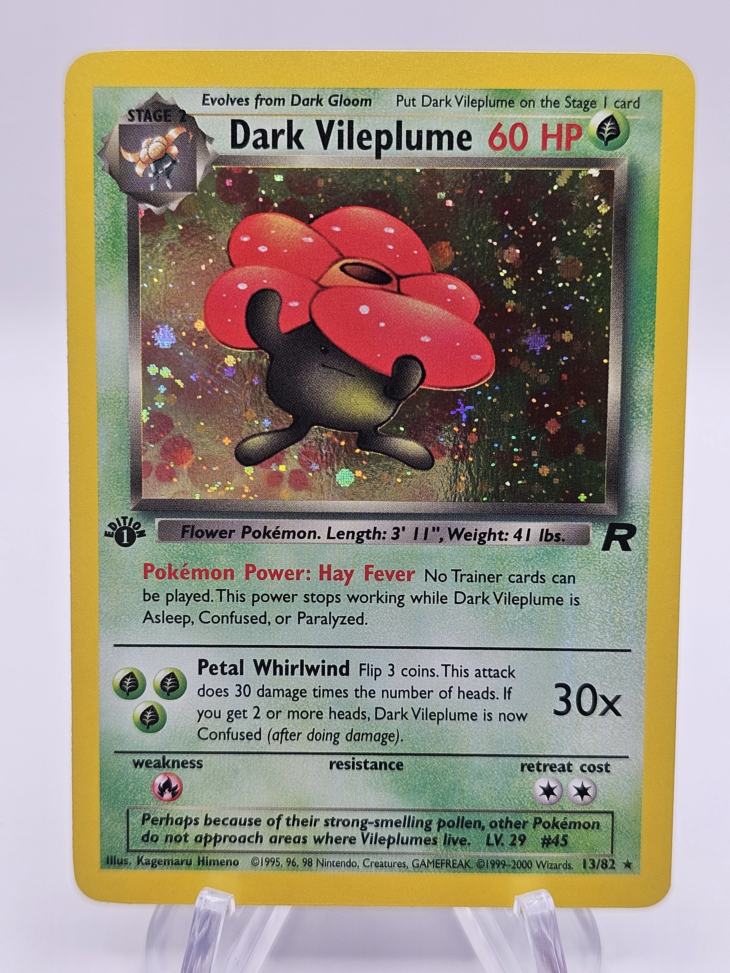 Dark Vileplume 13/82 (1st Edition)