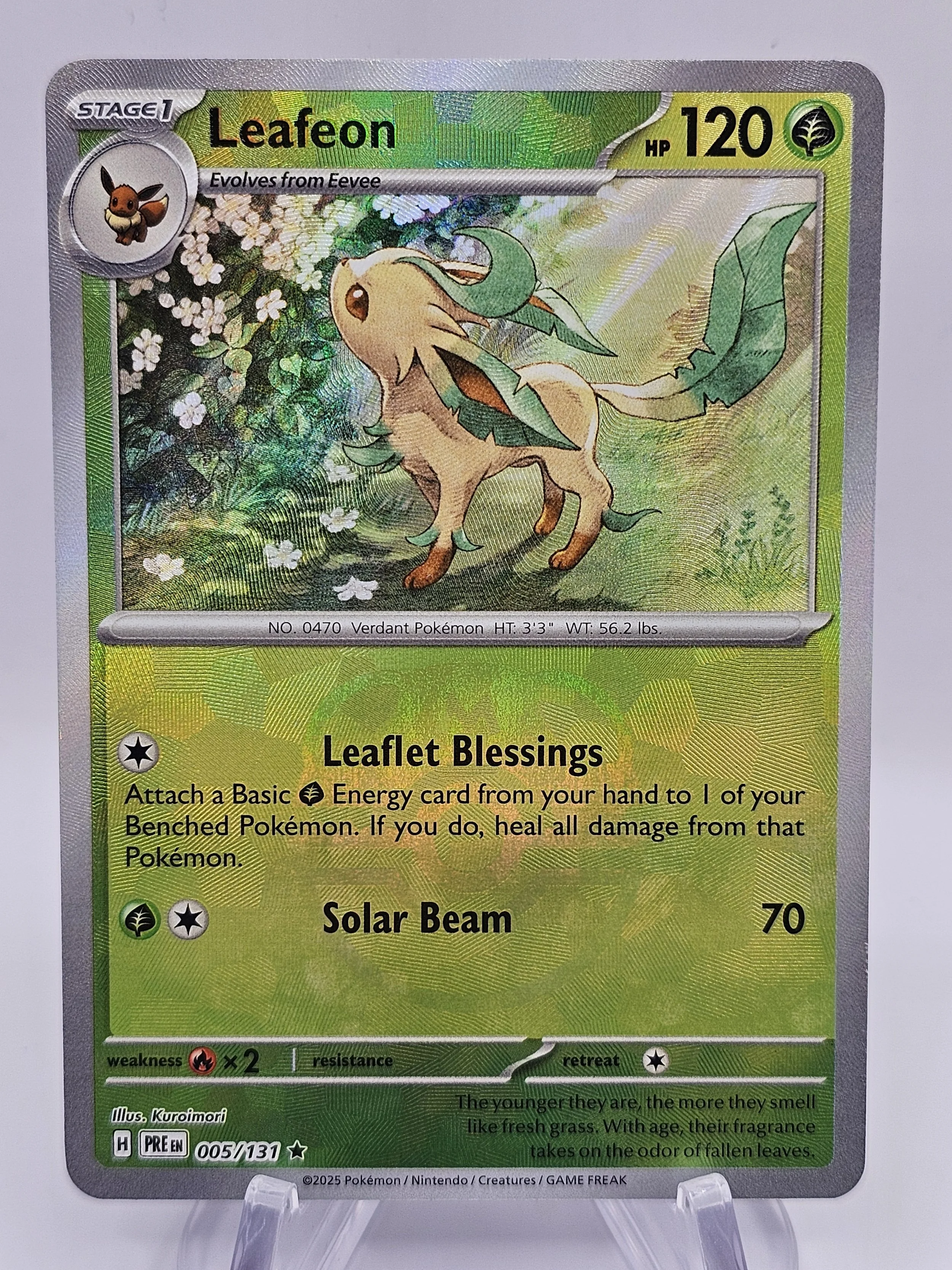 Leafeon 005/131 Masterball Holofoil