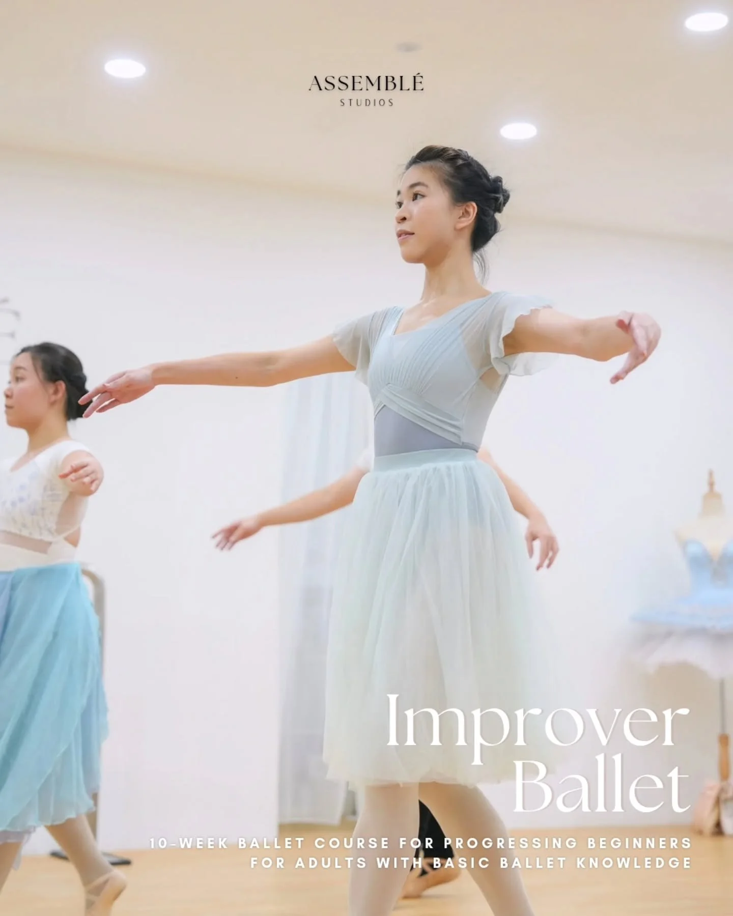 🩰 IMPROVER BALLET &ndash; SEASON 1/2026 🩰

Ready to advance beyond Absolute Beginner Ballet, or returning to ballet and looking to strengthen your foundation? Our 10-week Improver Ballet course will confidently guide you toward your goals.

We focu