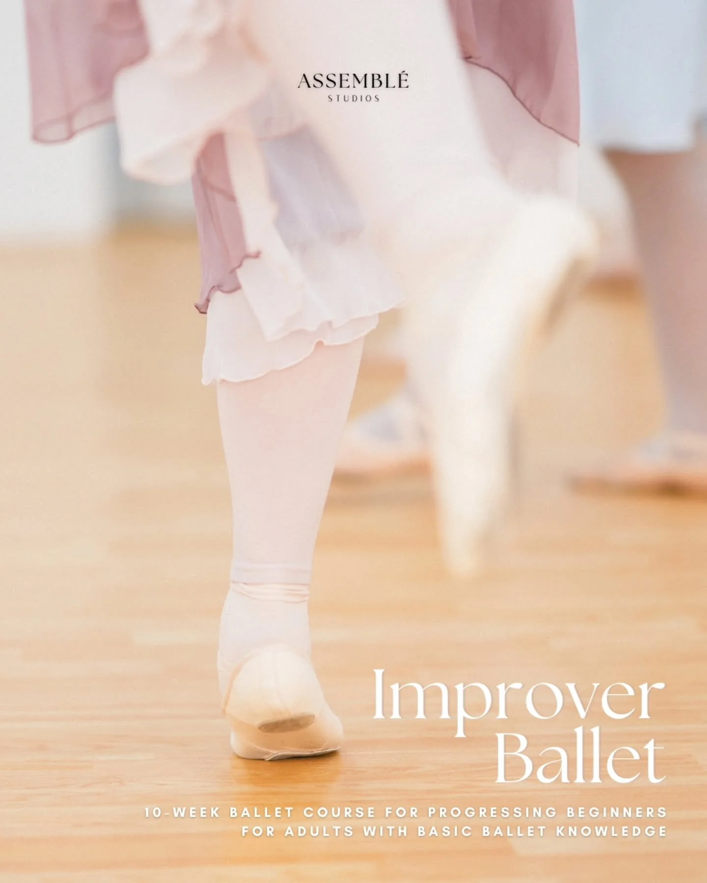 🩰 IMPROVER BALLET: SEASON 2/2026 🩰

Ready to level up from Absolute Beginner Ballet? Perhaps, you're returning to ballet and looking to rebuild your foundation with confidence. Either way, our 10-week Improver Ballet course is designed to strengthe