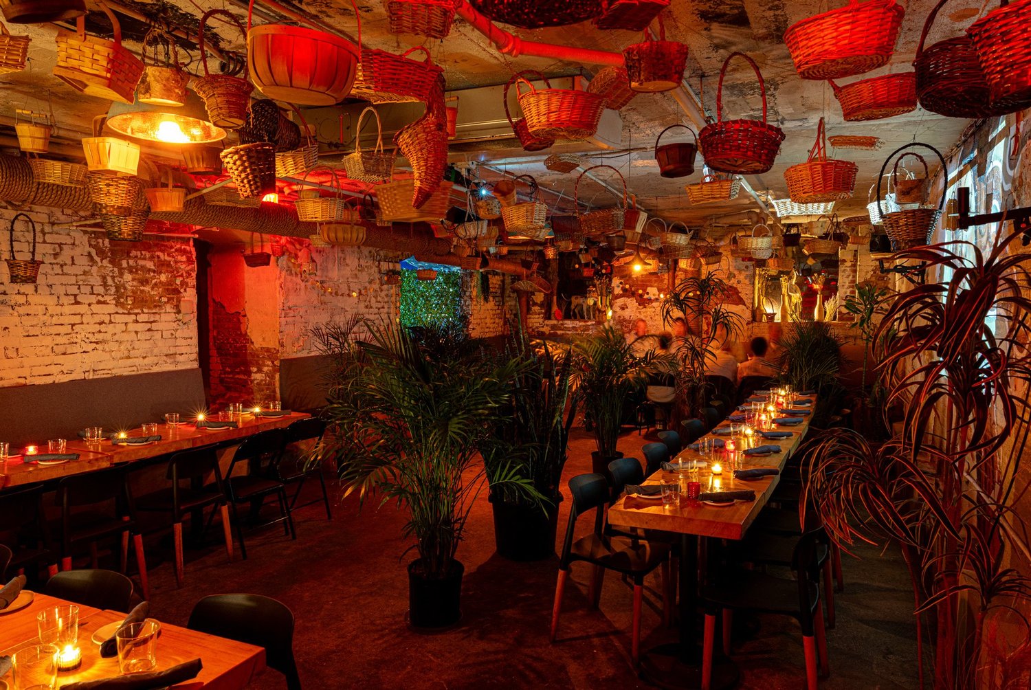 Underground lounge at seeyabajo in Flatiron NYC