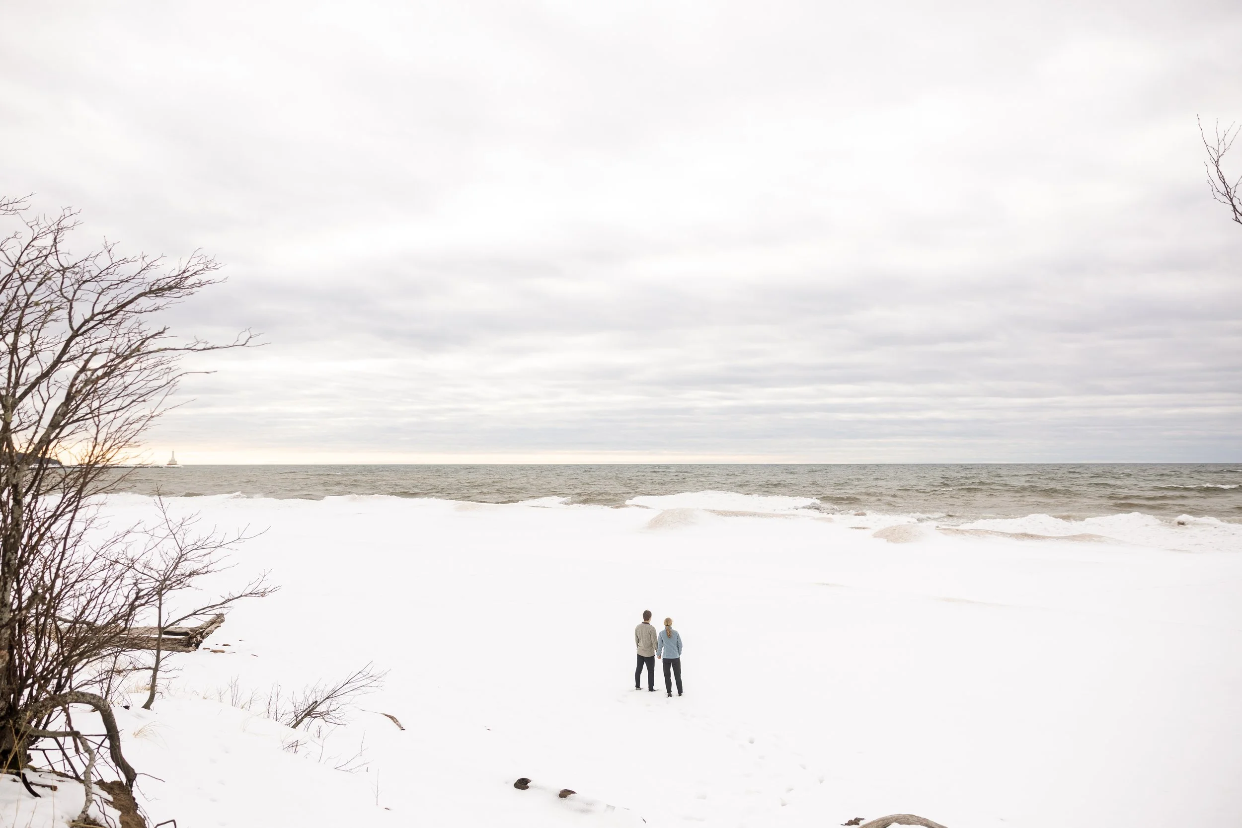 E + J | Winter Engagement Session