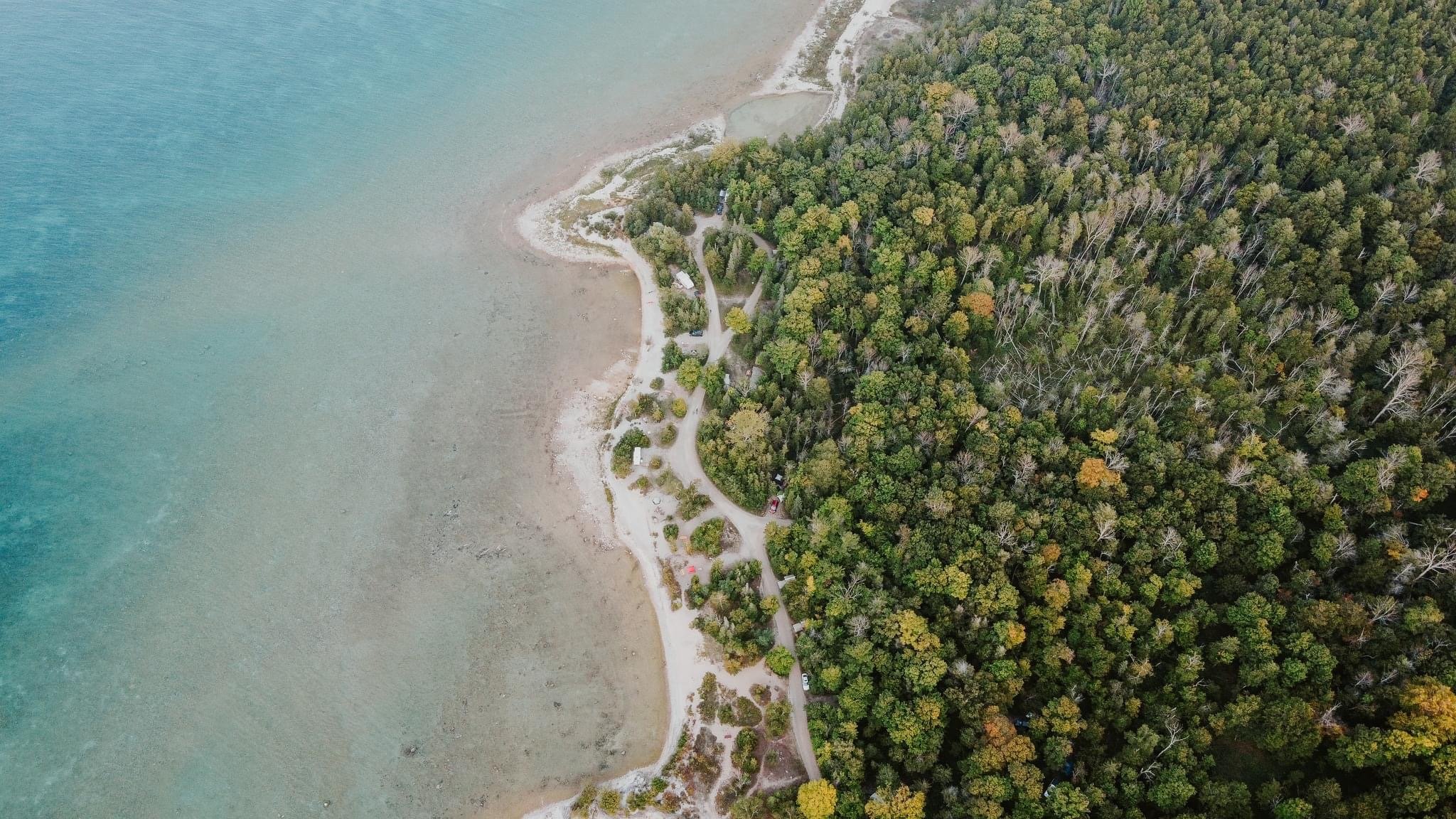 Lake Michigan Aerial M22 M/K Studios Pure Michigan