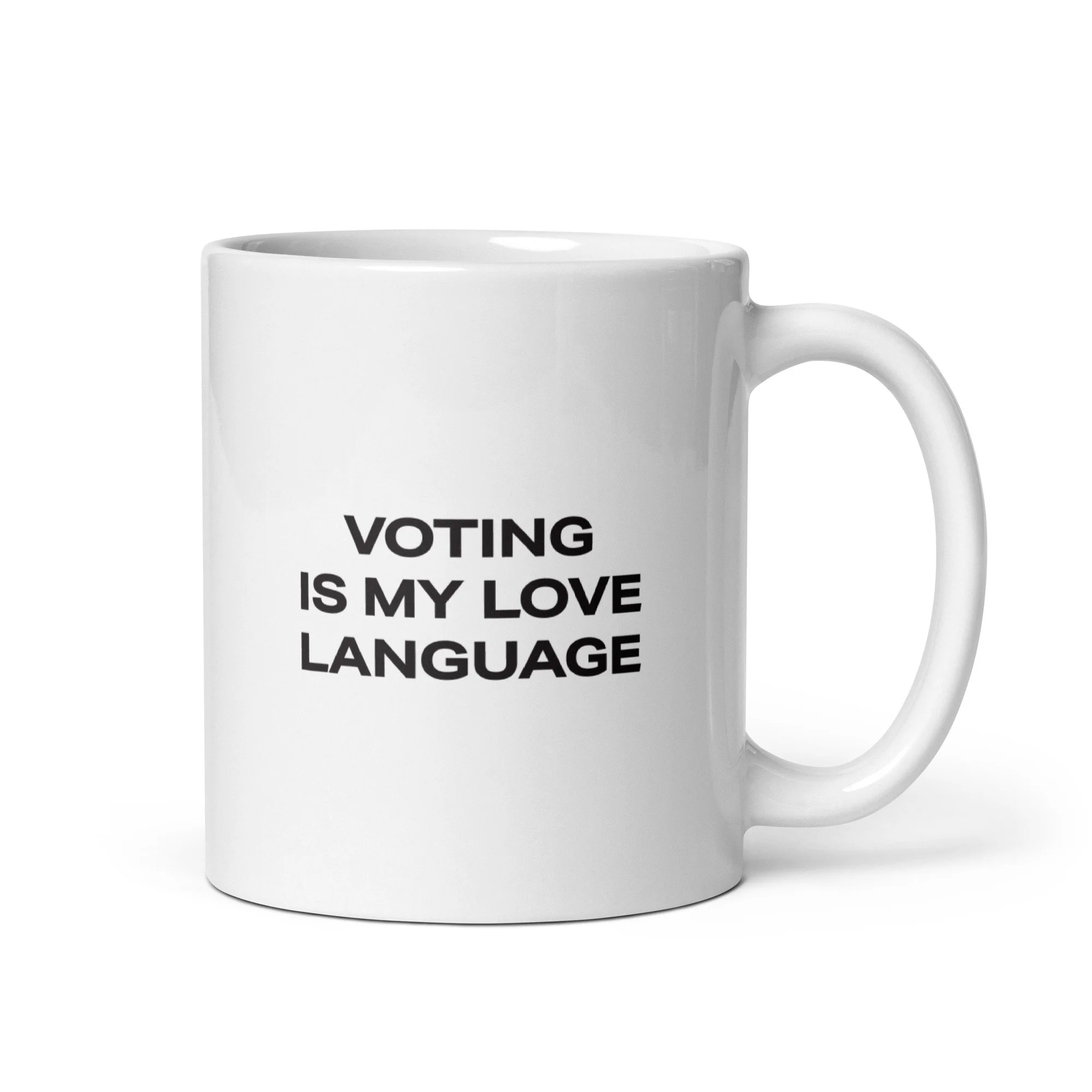 Voting Is My Love Language Mug