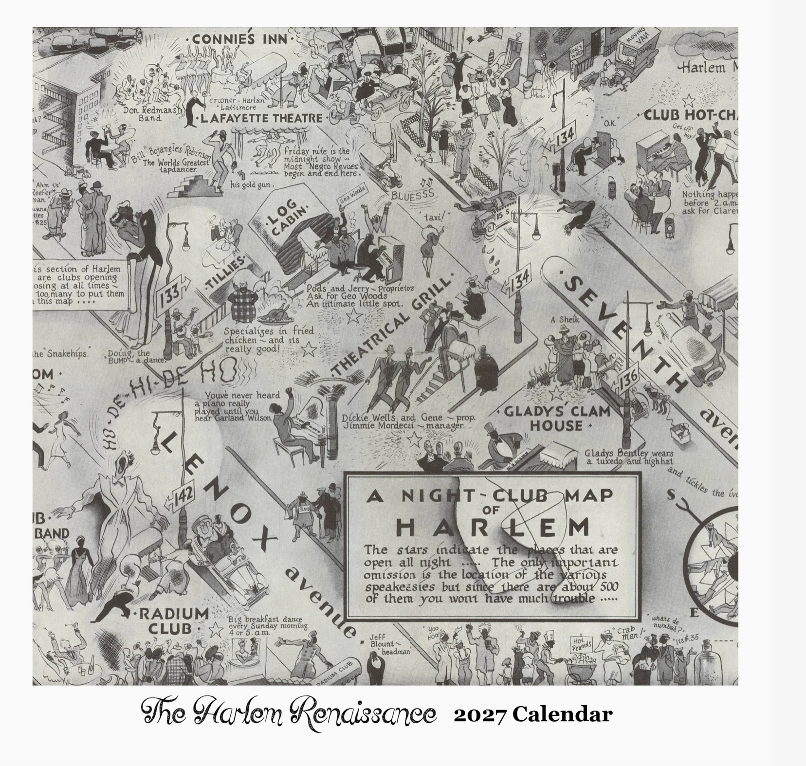 Harlem Renaissance Wall Calendar, 2027