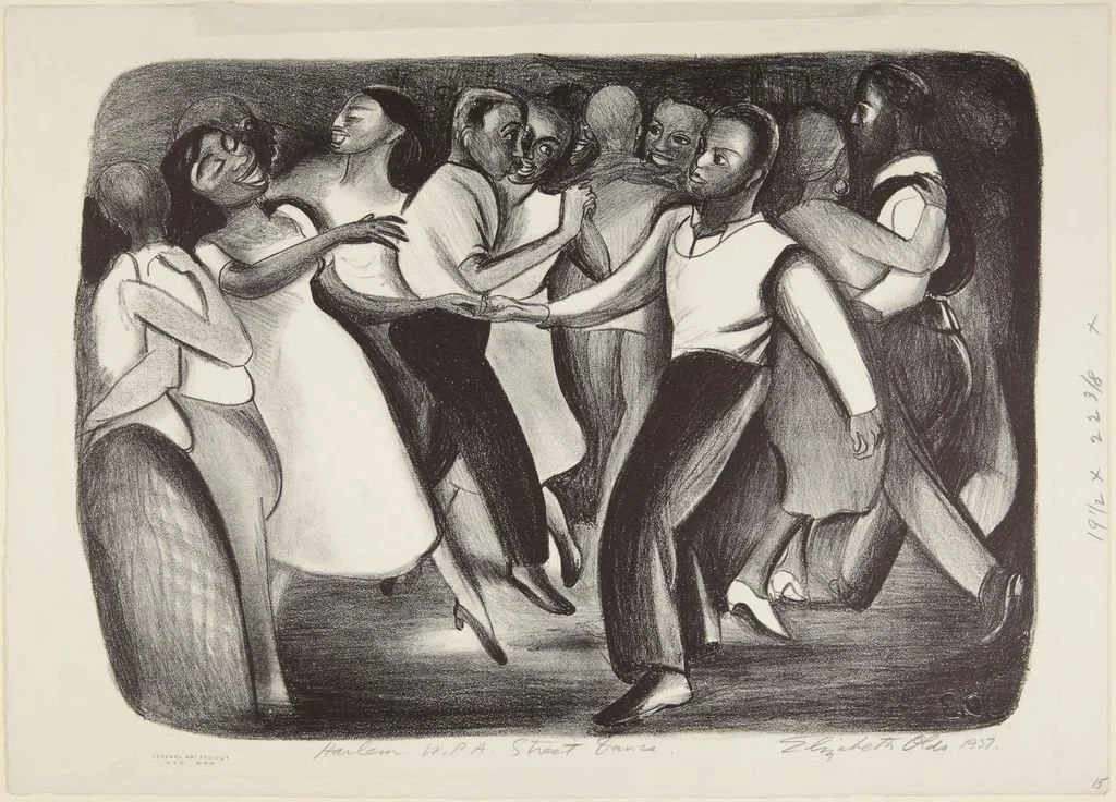 image of art by Elizabeth Olds posted on The Matronage gallery studio