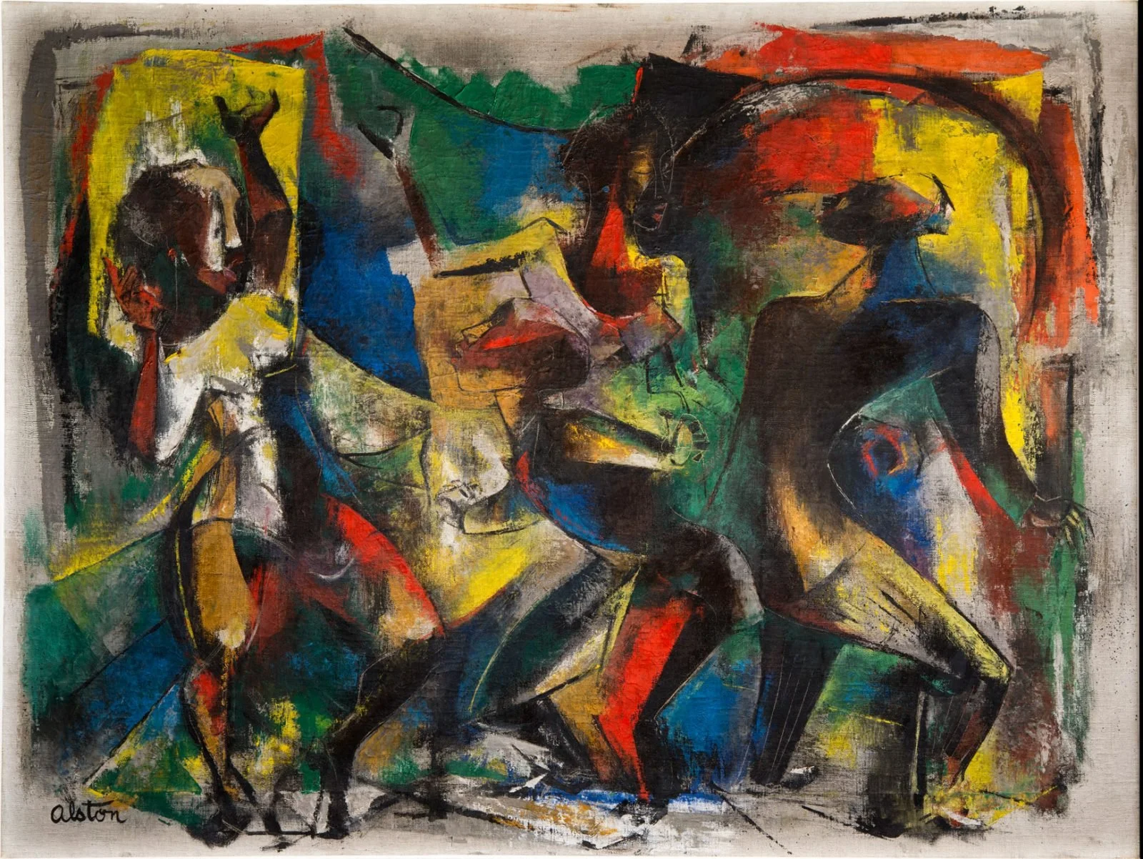 image of Dancers by Alston black modern art the matronage