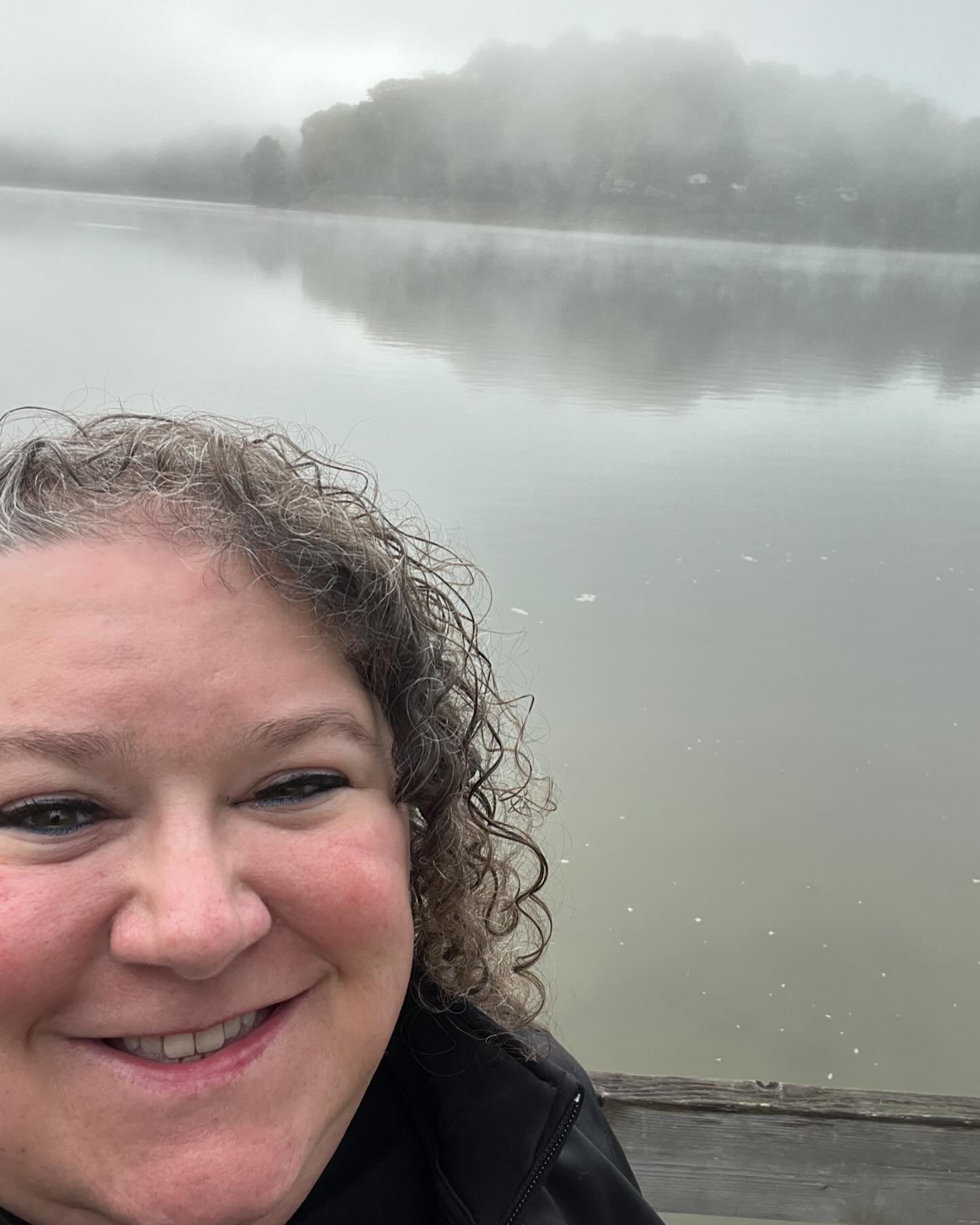 The fog is dissipating &amp; the sun is breaking through at Lake Junuluska! I&rsquo;m in my happy place with my @calledtopeaceministries besties! The coffee was warm &amp; the hugs were warmer. This retreat always feels like coming home. Cannot wait 