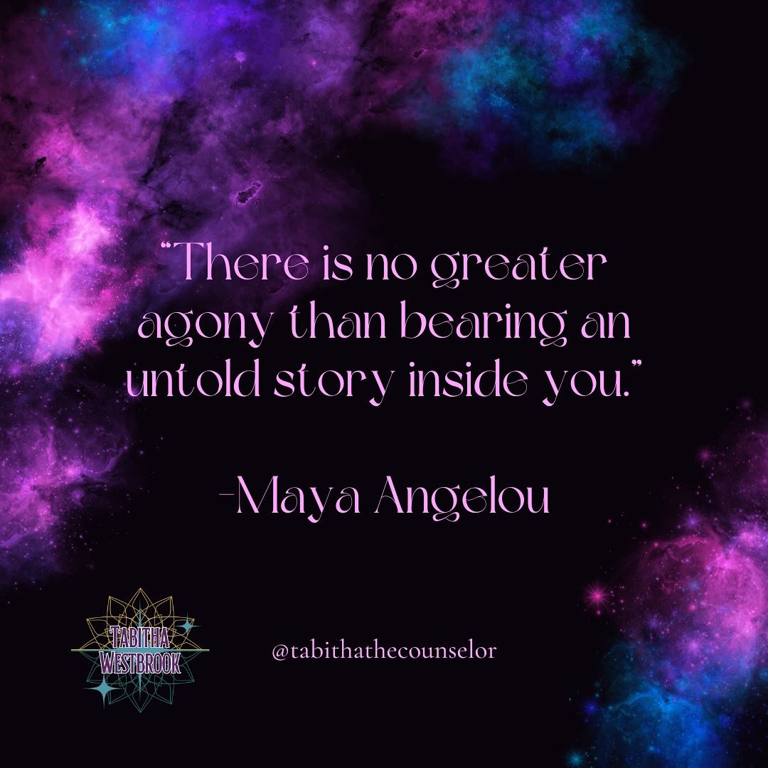 For trauma survivors this is so true. Telling your story to a safe person can bring life &amp; healing. 

#traumahealingjourney #traumatherapy #embodiedhealing #abusercovery