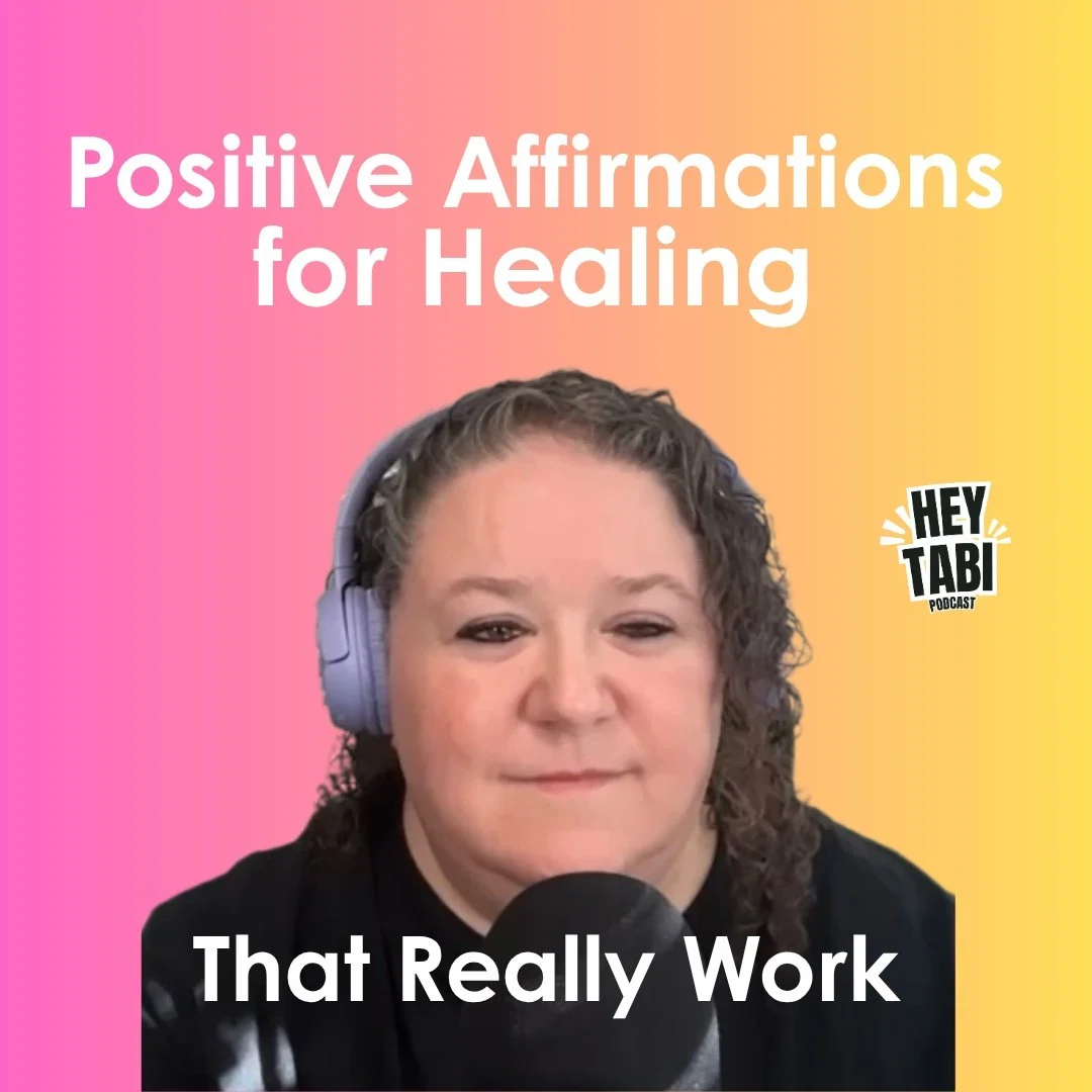 Positive affirmations get a bad rap because so many are fake (and also dumb). What if you used truth-based phrases to calm your nervous system and break trauma vows instead? Listen to our next episode of Hey Tabi and try them out for yourself. This i