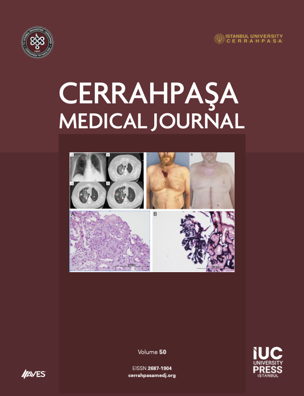 Cerrahpaşa Medical Journal 