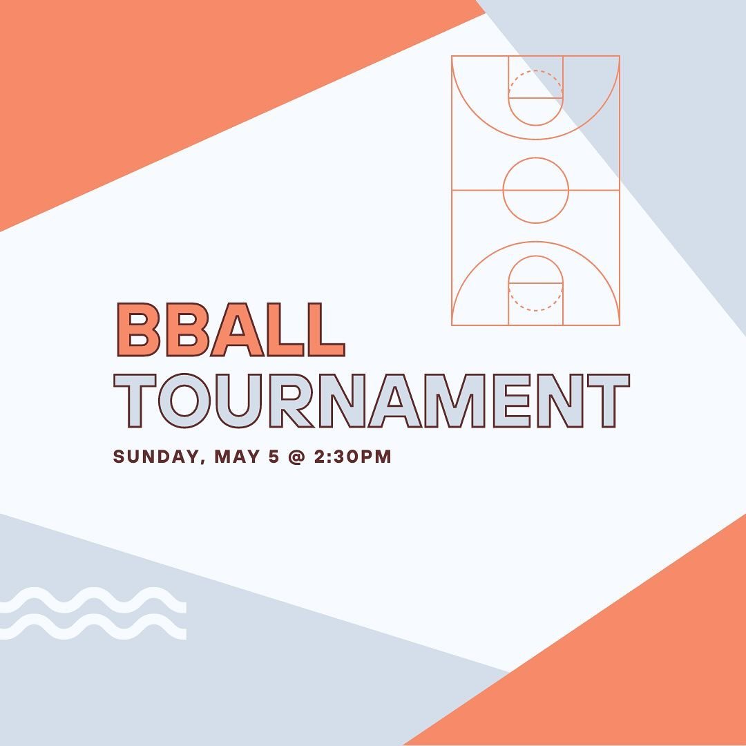 Our annual church-wide basketball tournament is happening on May 5th! Come for a fun day of fellowship, dinner, and fun! 🏀

We are putting together teams so please let George know if you want to join a team. Please RSVP on the LHM chat if you want t