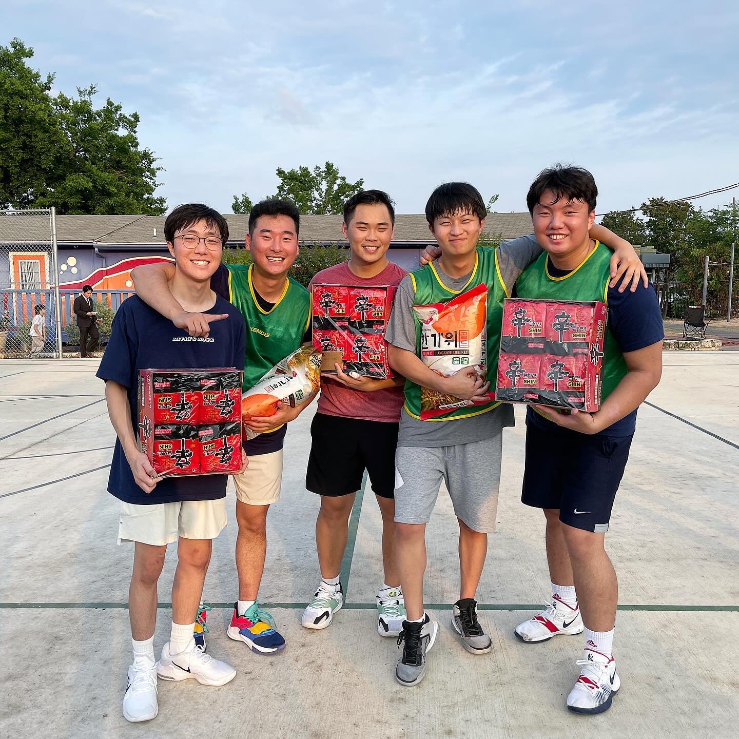 SAY HELLO TO LC 2024 ANNUAL BASKETBALL TOURNAMENT CHAMPIONS: David, Jiho, Steven, Chan, and Sunghyun! 🏆🫶🏼 Also a BIG congratulations to the 2nd place team, which was also another LHM team &mdash; Pastor Yun, George, Johnny, and Isaac. Thank you to