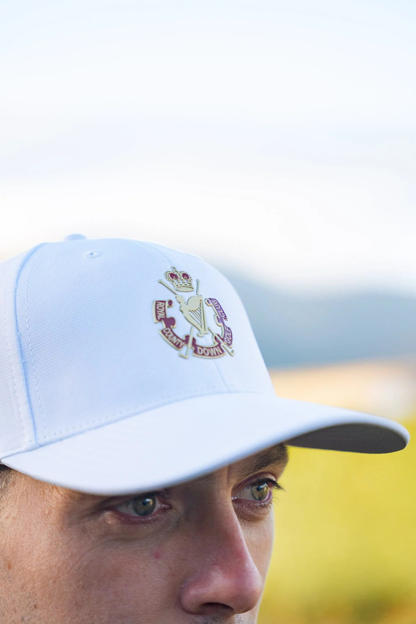 Lightweight Cap Red/Gold Logo — Royal County Down Pro Shop display picture 3
