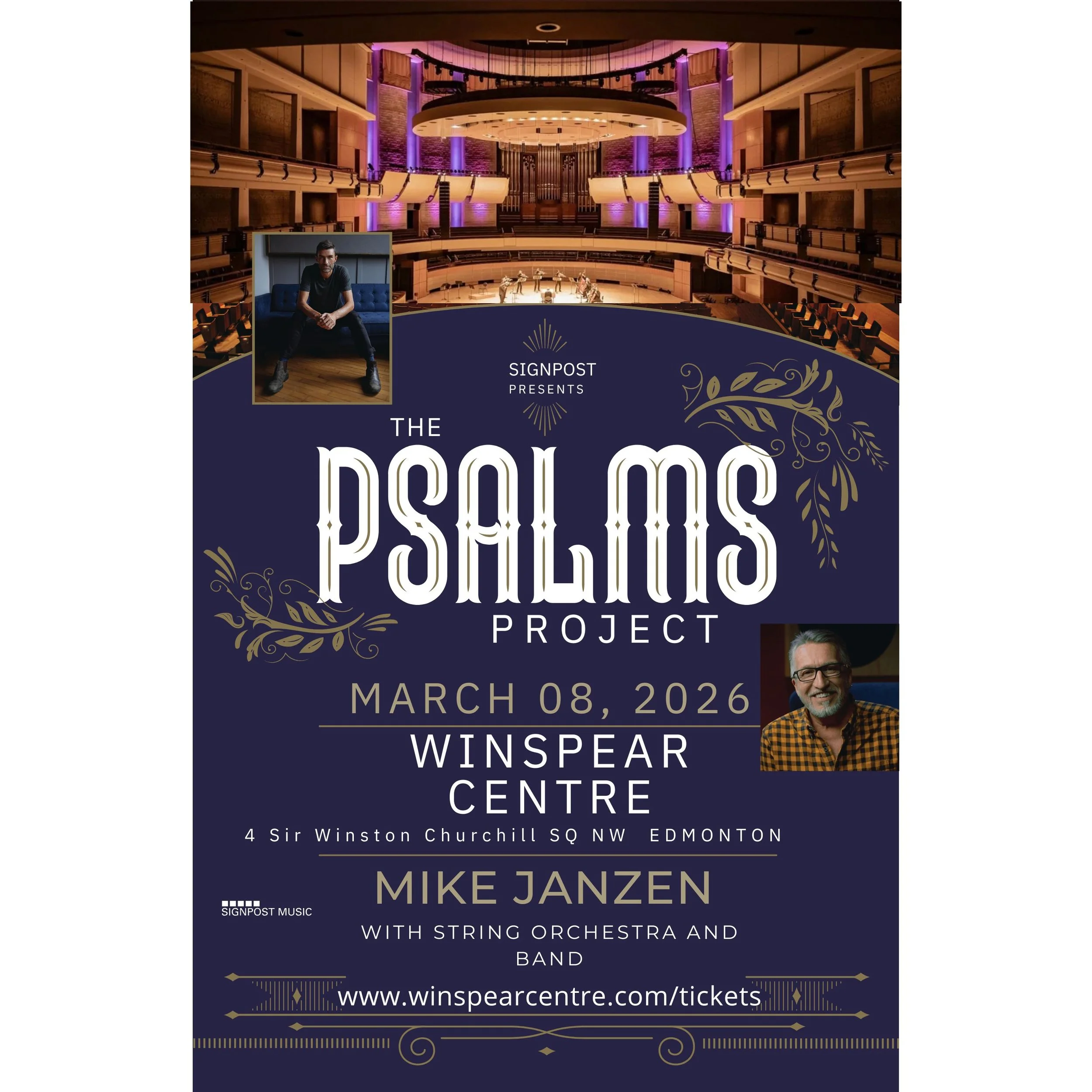 THE PSALMS PROJECT   WINSPEAR CENTRE  EDMONTON, AB