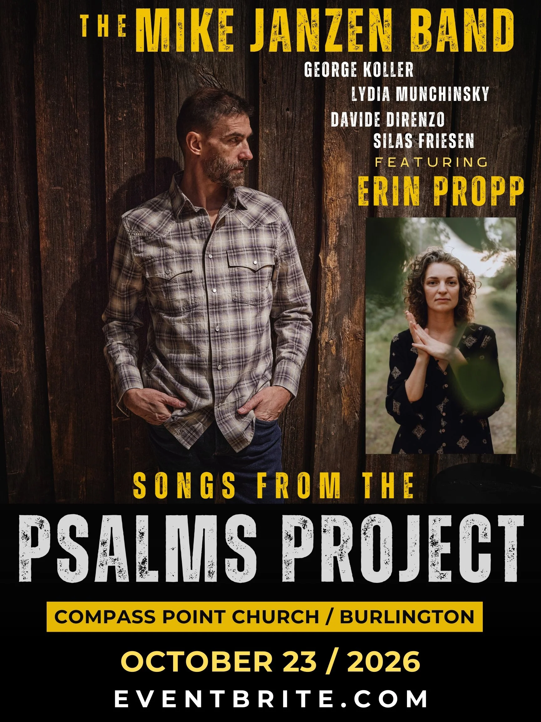 The PSALMS PROJECT: Mike Janzen with band 