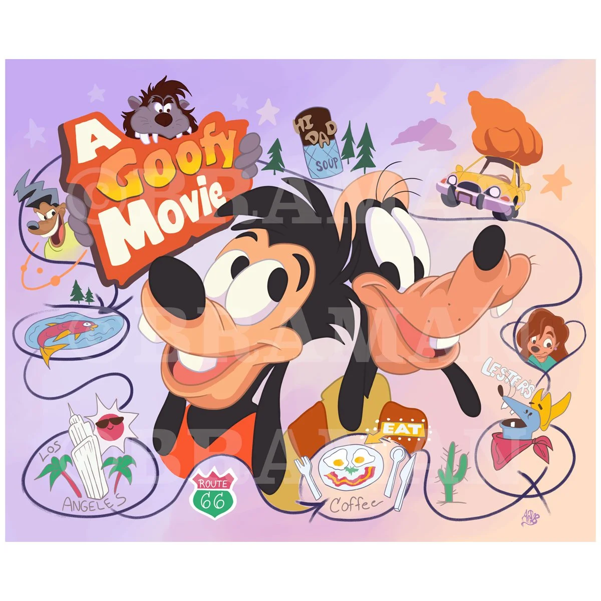 The Open Road 11x14 print