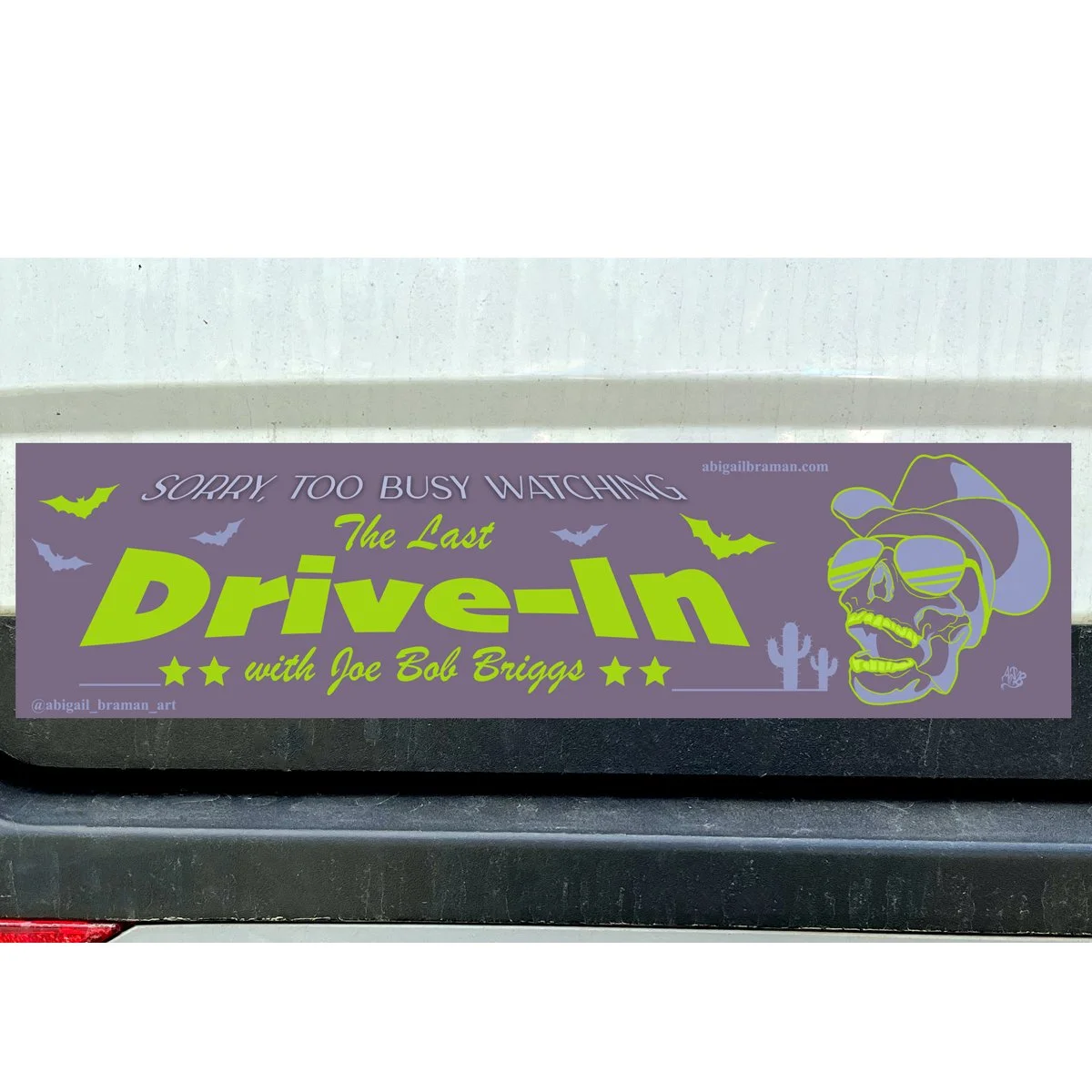Joe Bob The Last Drive-In Bumper Sticker