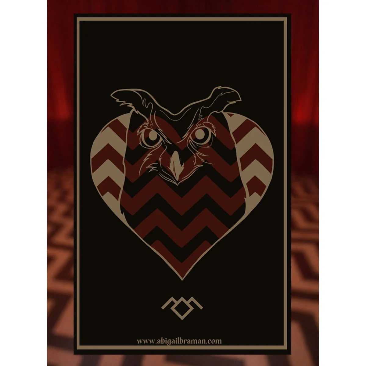 Twin Peaks Valentine Card