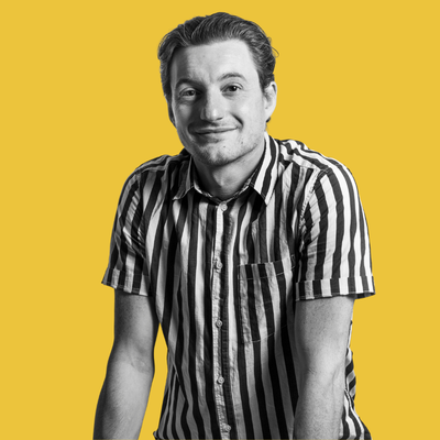 Senior Designer Chris Meier smiling at the camera