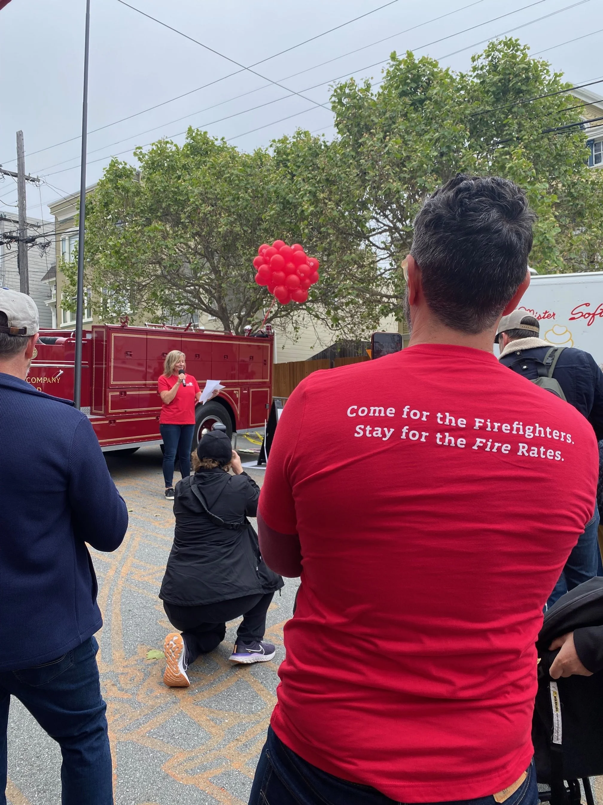 T-shirts for staff with event tagline