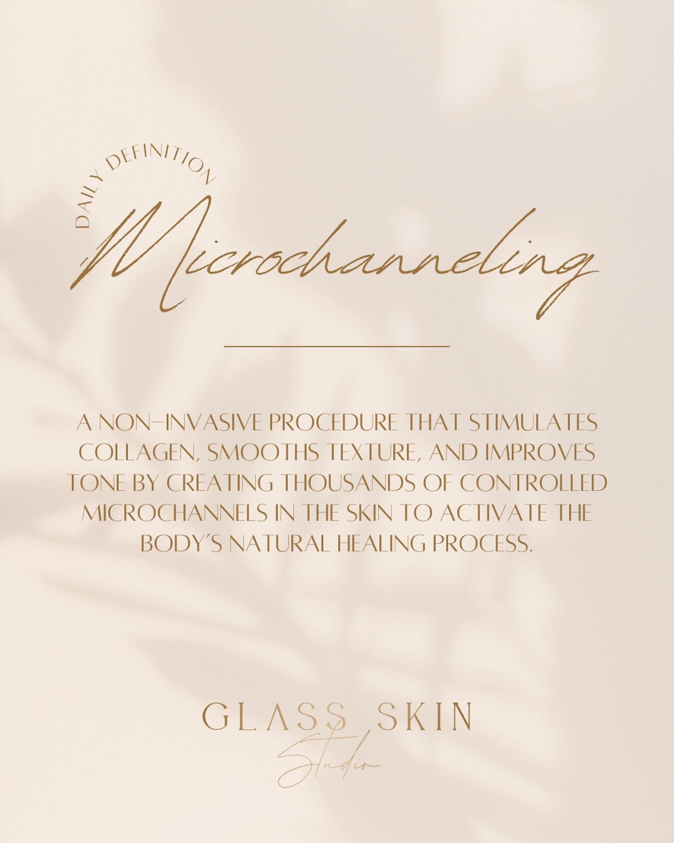 Healthier skin is yours ✨

Microchanneling encourages collagen production and jumpstarts your skin&rsquo;s natural healing process. It is a noninvasive procedure that stimulates the skin by creating tiny channels, without damaging living tissue. This