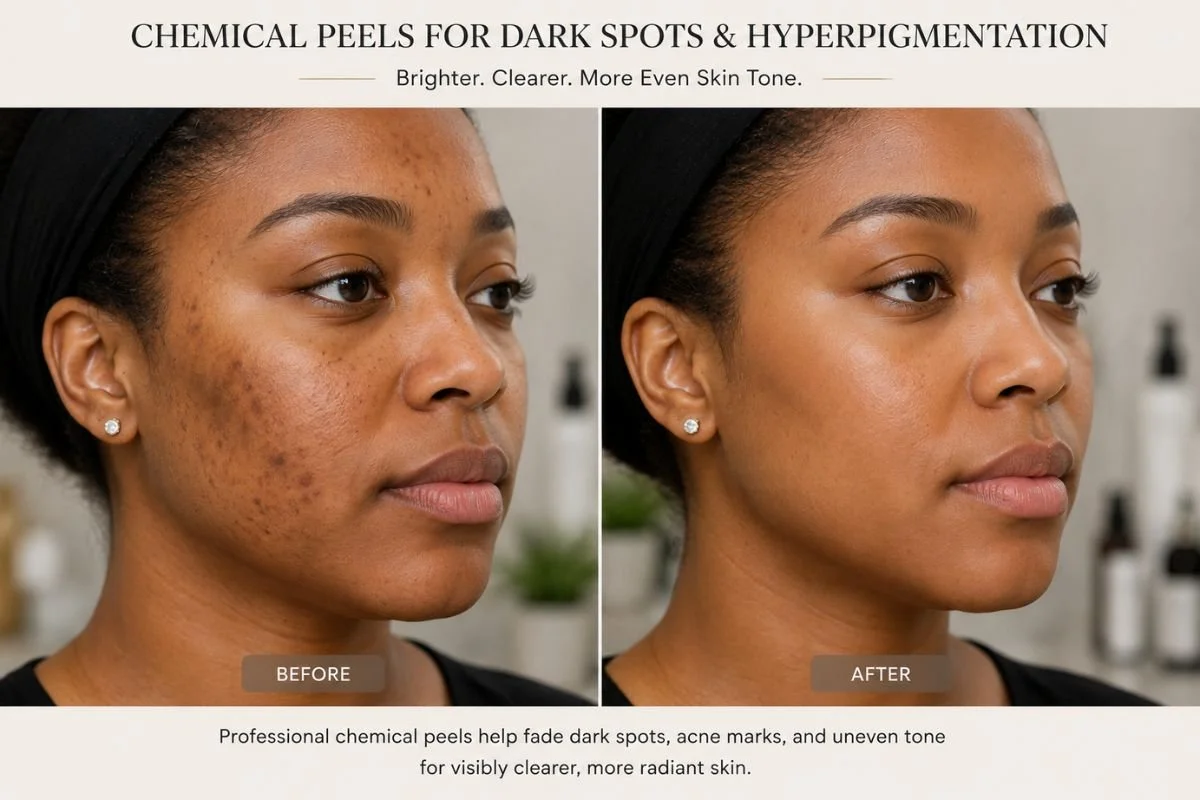 chemical peel for dark spots and hyperpigmentation