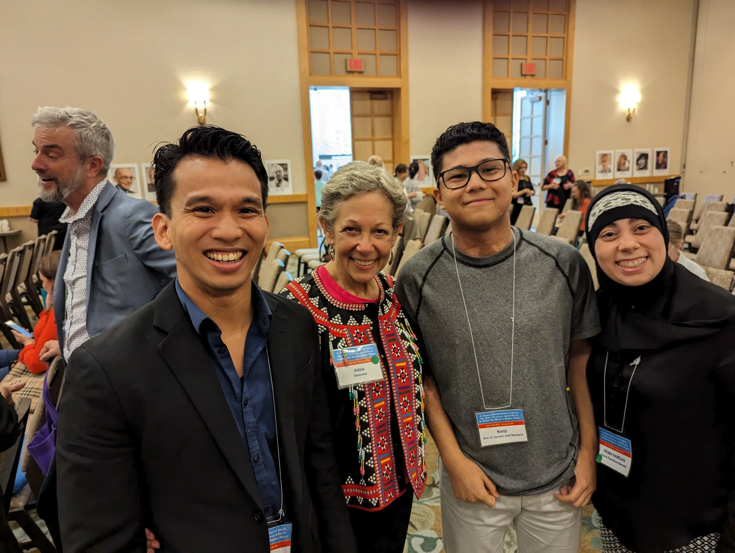 Jansen Azarias-Suzumoto, Dr. Adele Diamond, Kenji Azarias, Rema Hamdan