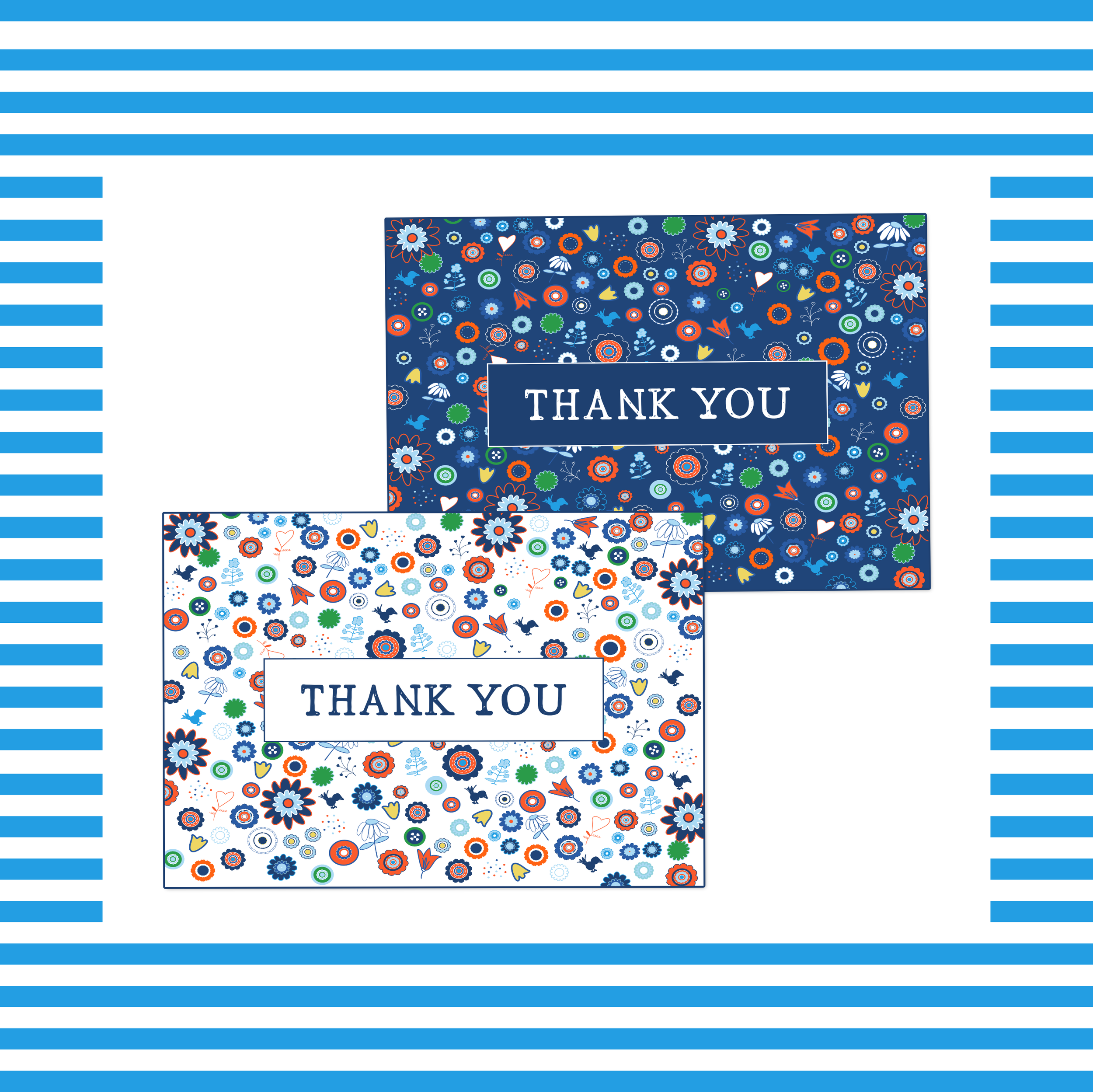 Thank You Duo - Note Cards