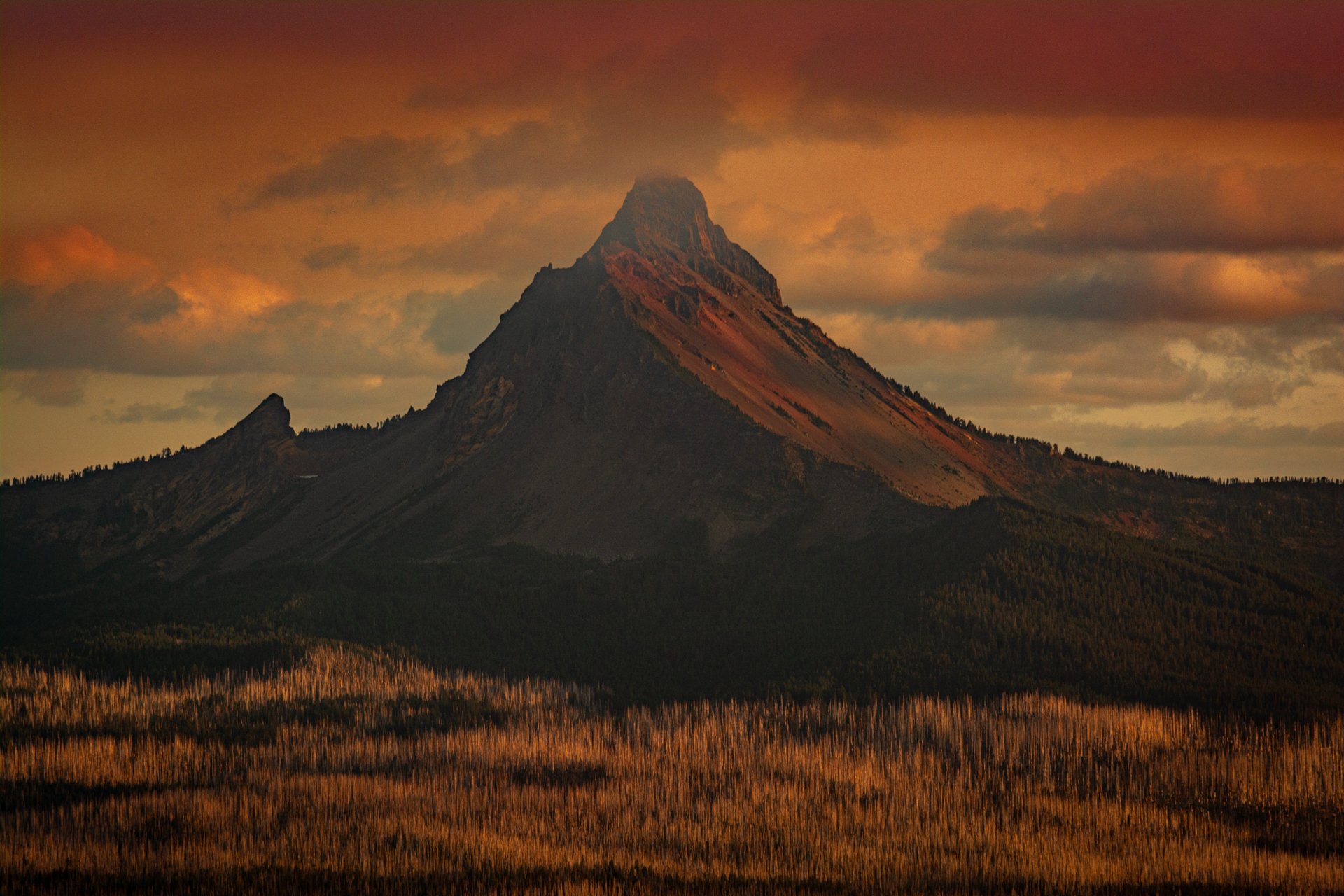 Mt. Washington Wildfire Sky