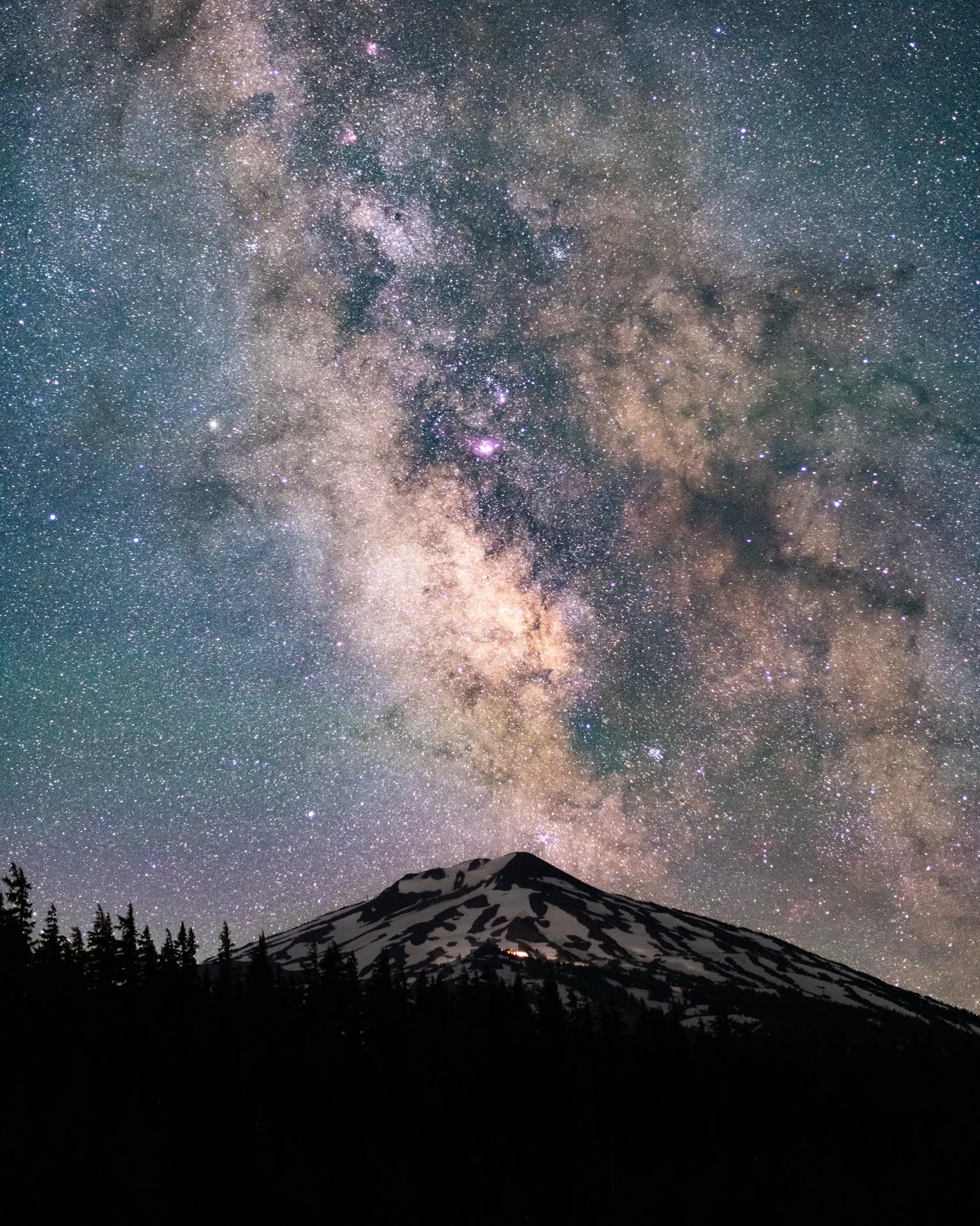 Milky Way over Mt. Bachelor