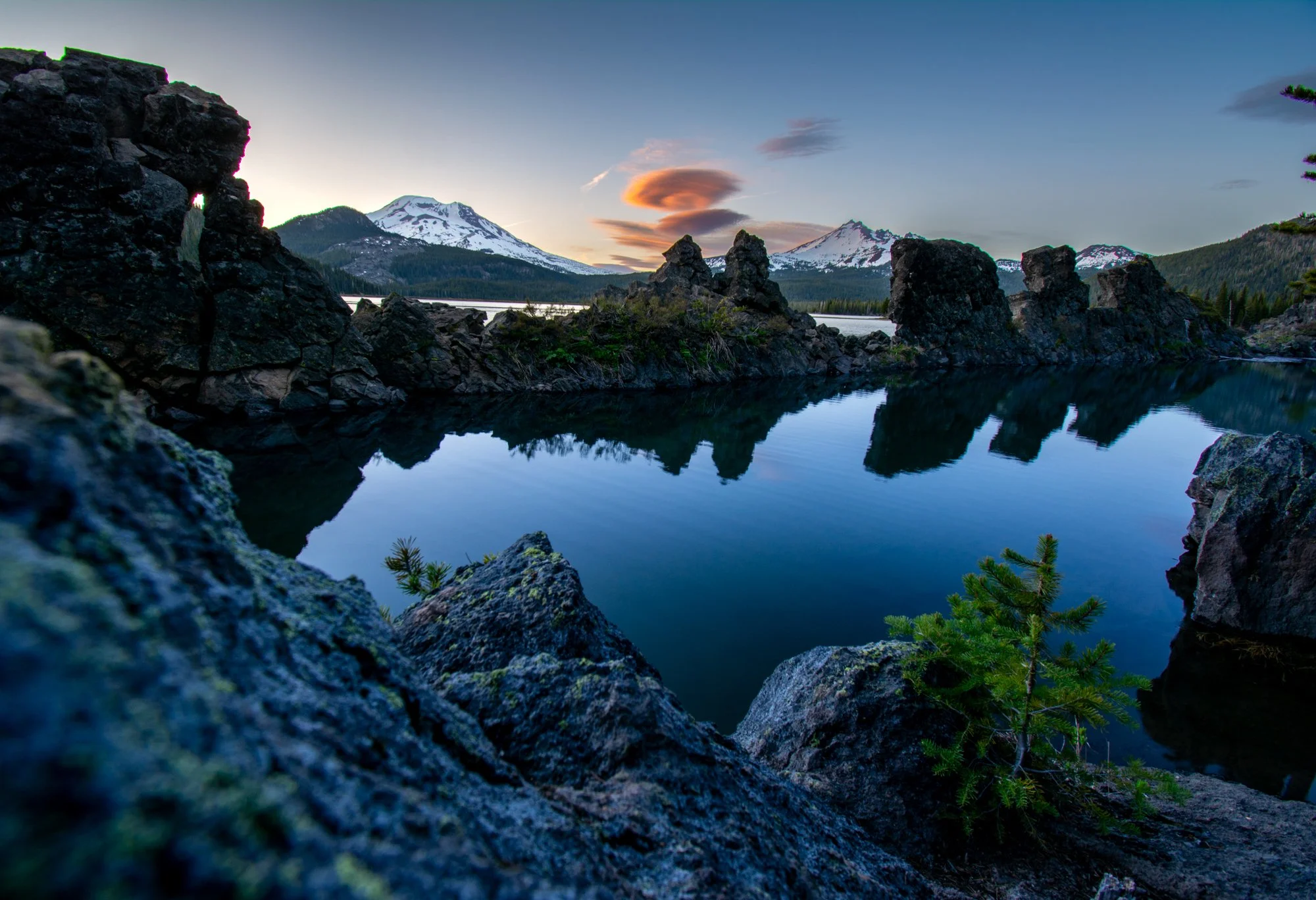 Candle Lit Sunset, Sparks Lake