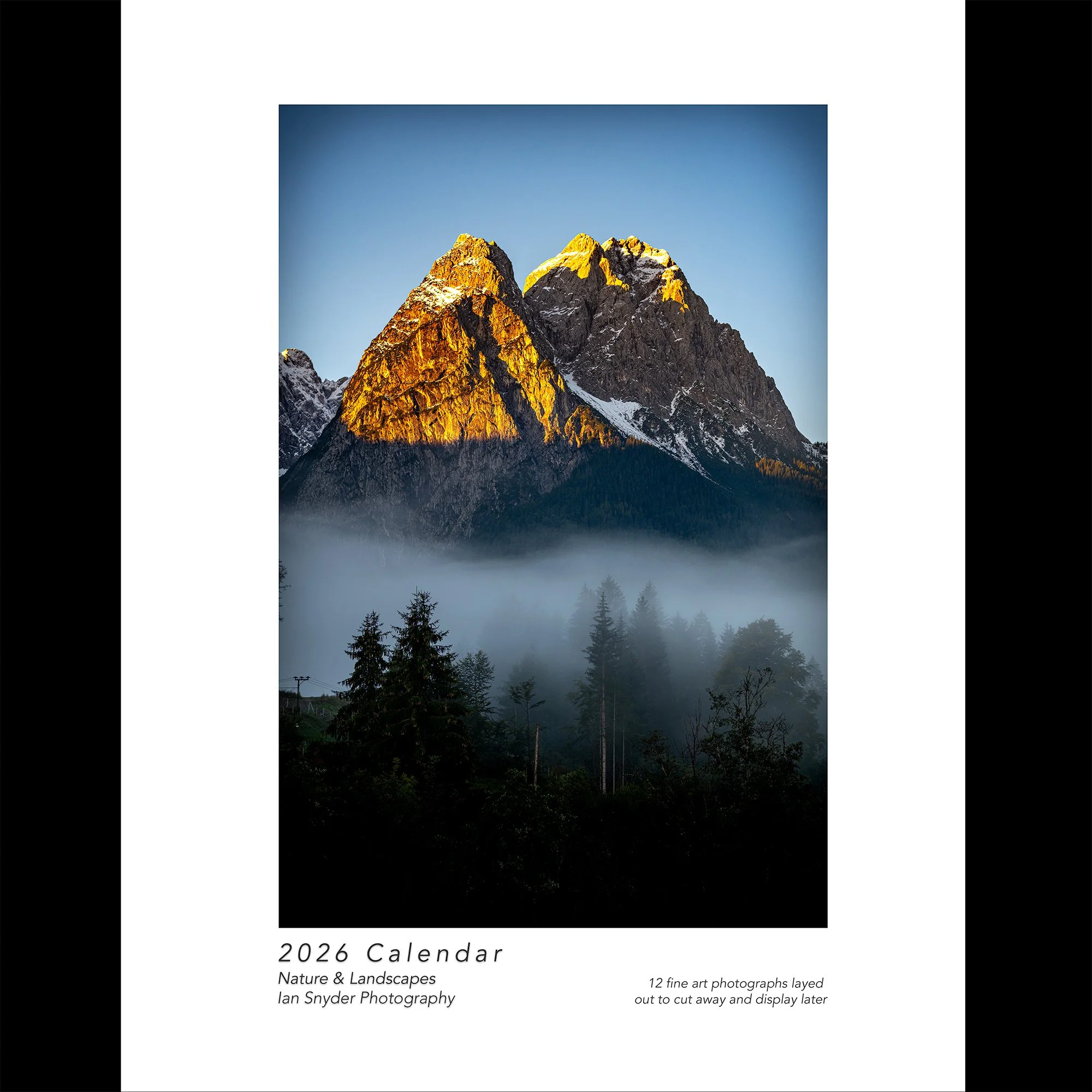 2026 Fine Art Wall Calendar — Landscapes From Around the World